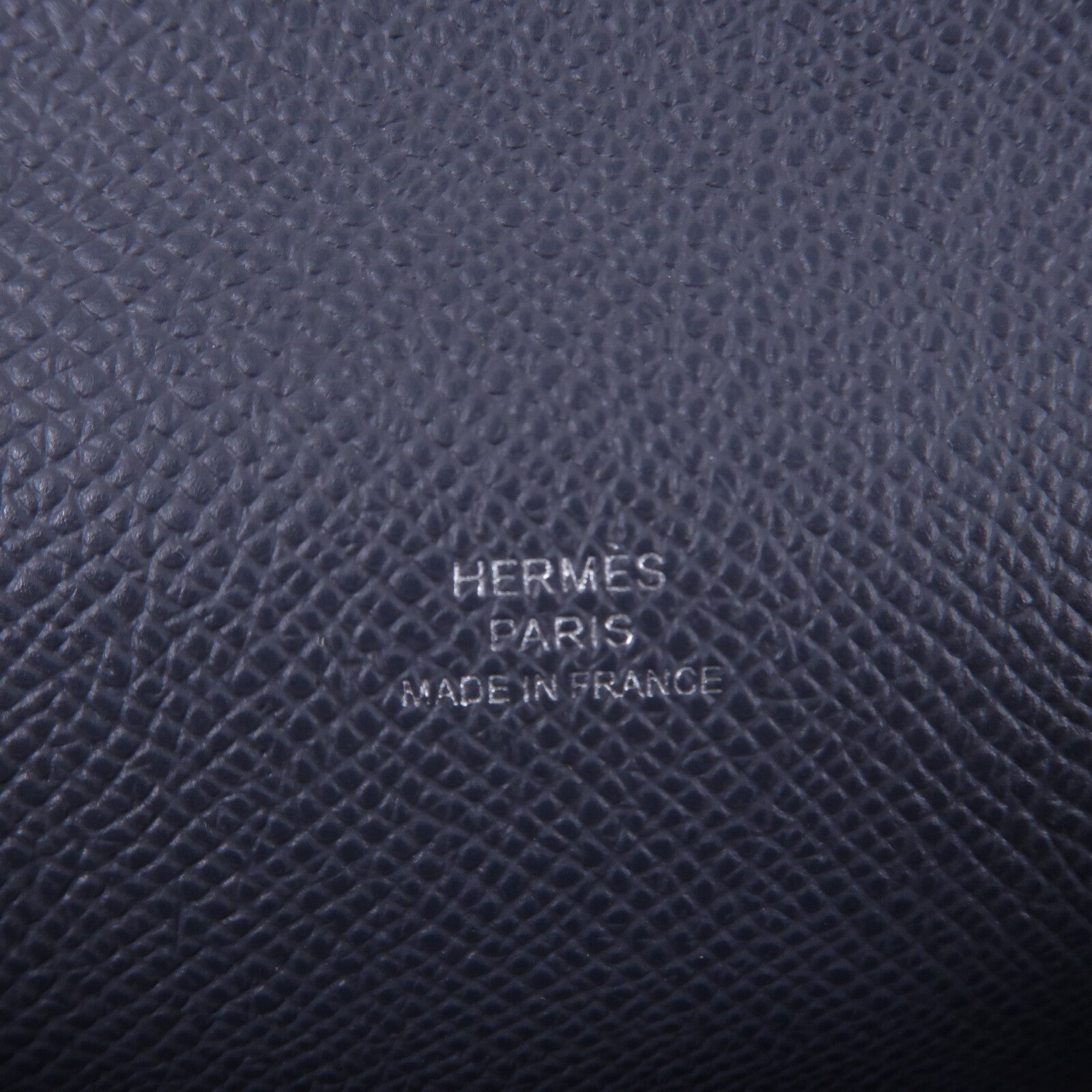 HERMES Epsom皮革Hermesnap Wallet Bag肩背袋Ardoise
