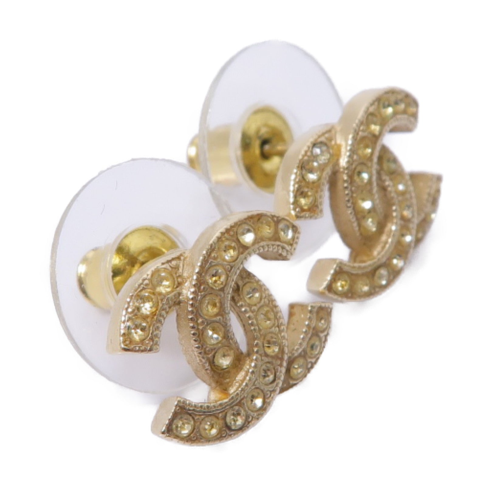 CHANEL 金屬Earrings耳環金色