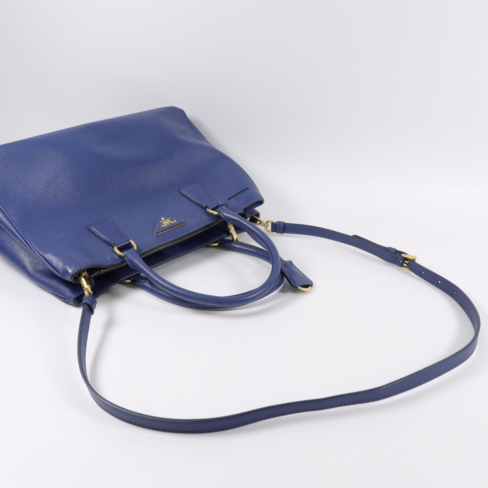 PRADA 牛皮皮革2Way Shoulder手挽肩背兩用袋
