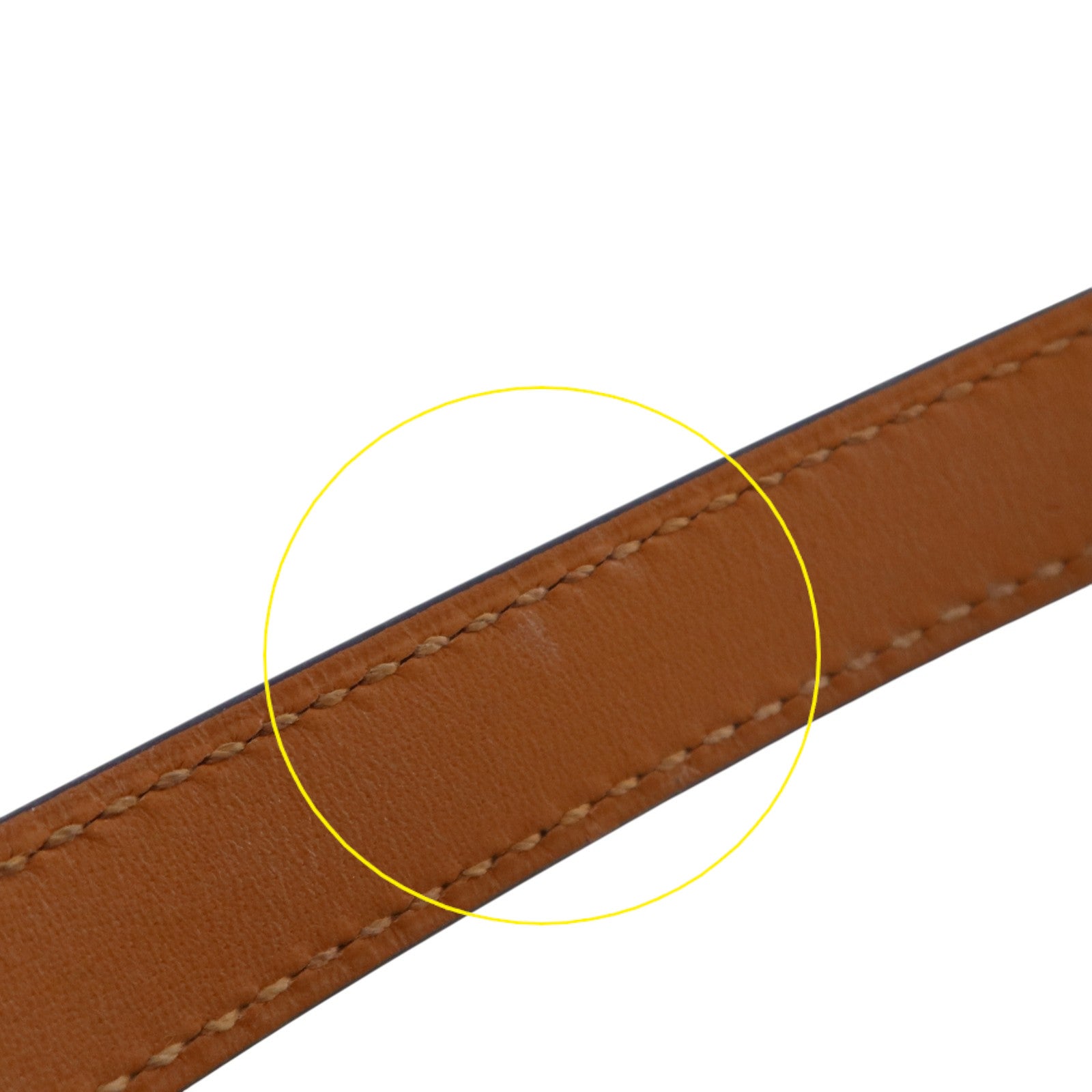 HERMES 【激減優惠】Swift皮革/金屬Kelly Double Bracelet T1金扣手鏈