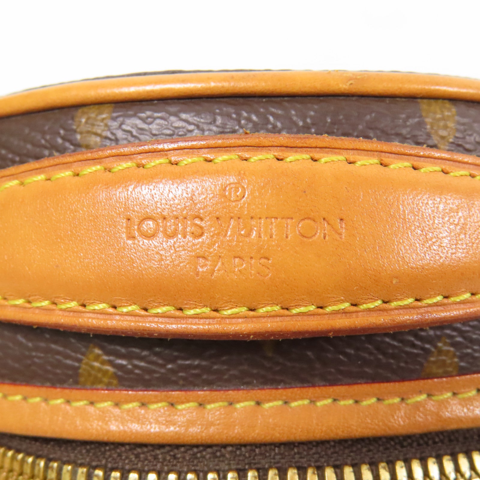 LOUIS VUITTON Monogram Mini Boite Chapeau金扣手挽肩背兩用袋棕色