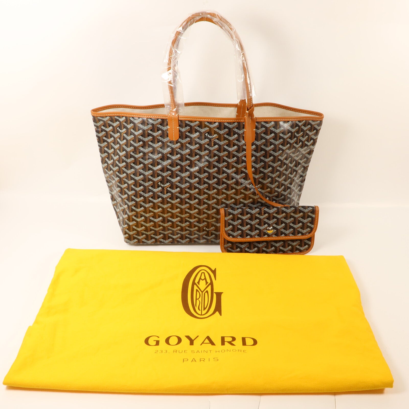 GOYARD 塗層帆布Saint Louis PM手挽袋