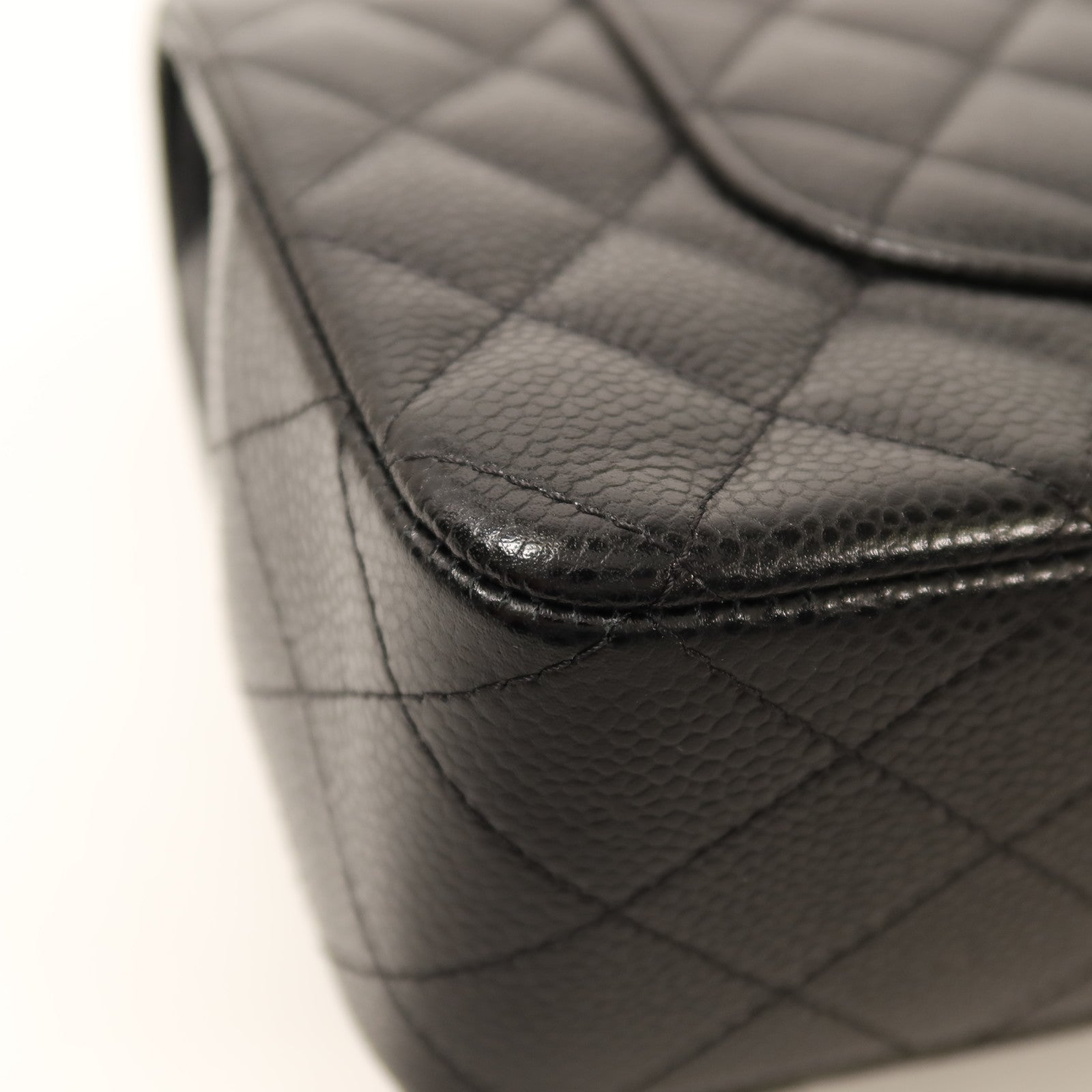 CHANEL 牛皮皮革Classic 25銀扣鏈帶肩背袋