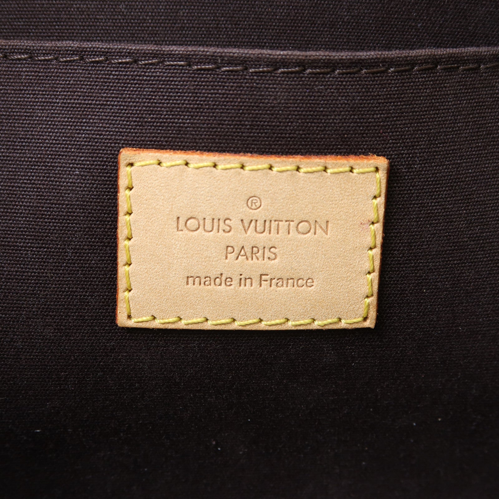 LOUIS VUITTON Monogram Vernis Roxbury Drive金扣手挽肩背兩用袋酒紅色