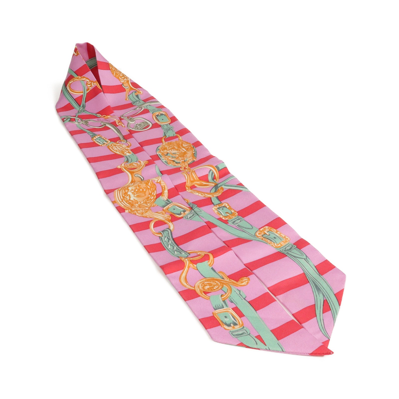 HERMES 【激減優惠】絲質Twilly絲巾