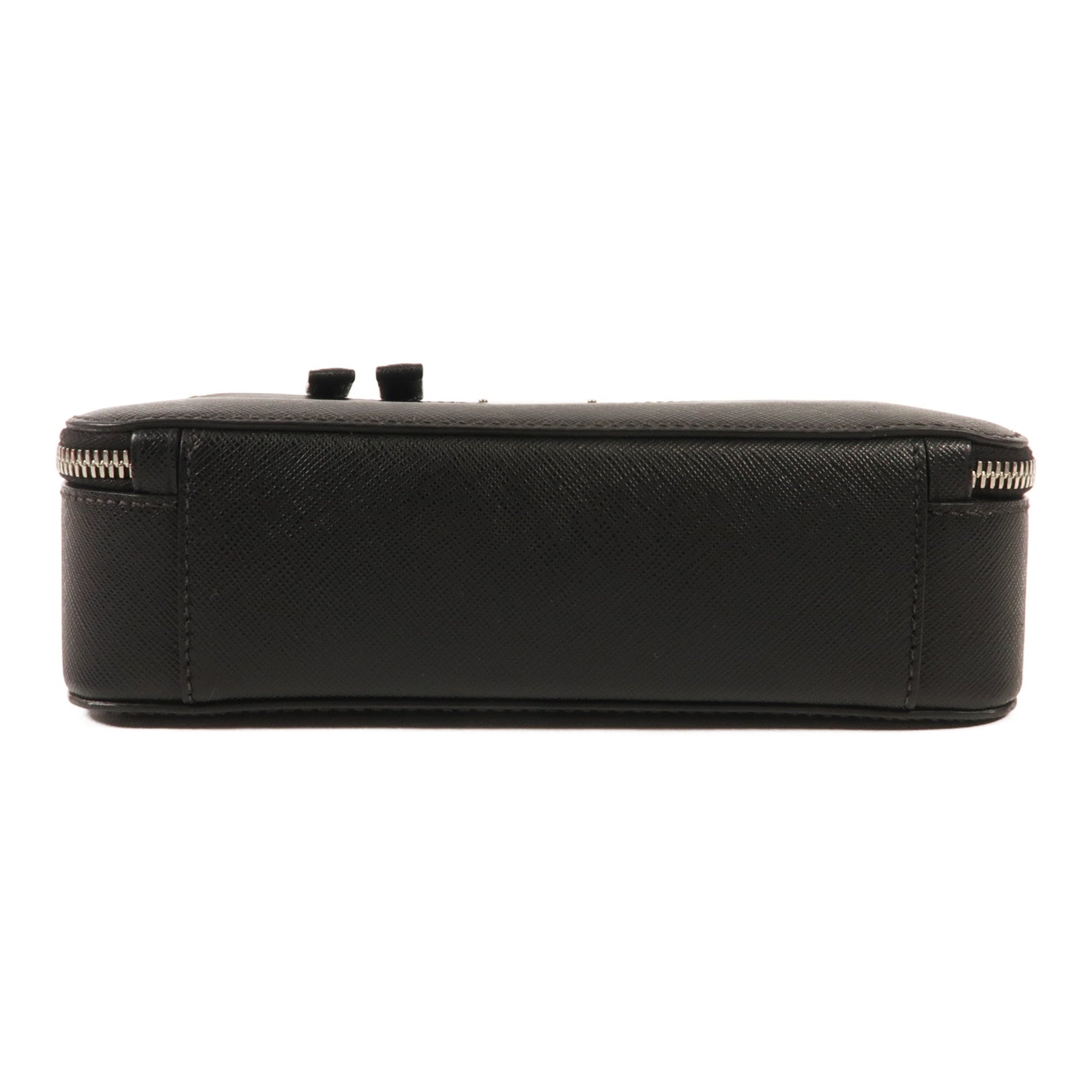 PRADA 牛皮皮革Shoulder Bag銀扣肩背袋