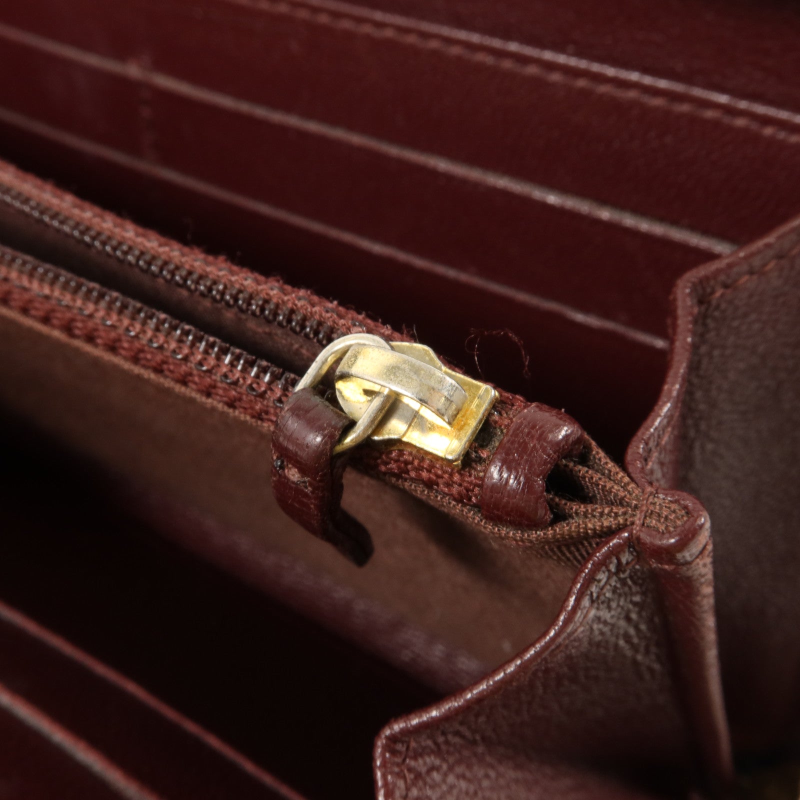 CHANEL 羊皮皮革Vintage Long Zipped Wallet金扣長錢包