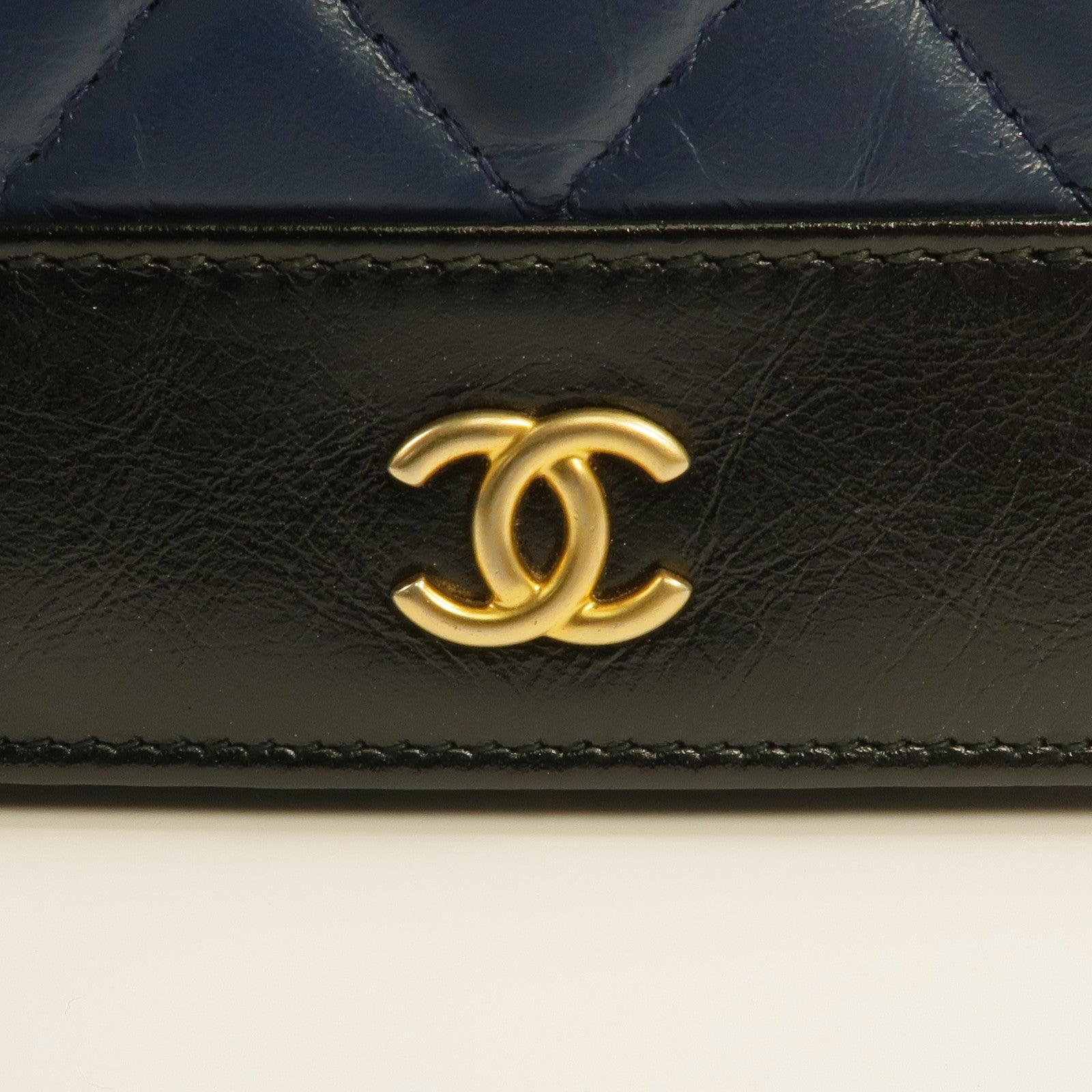 CHANEL 羊皮皮革WOC Wallet On Chain金扣鏈帶肩背袋