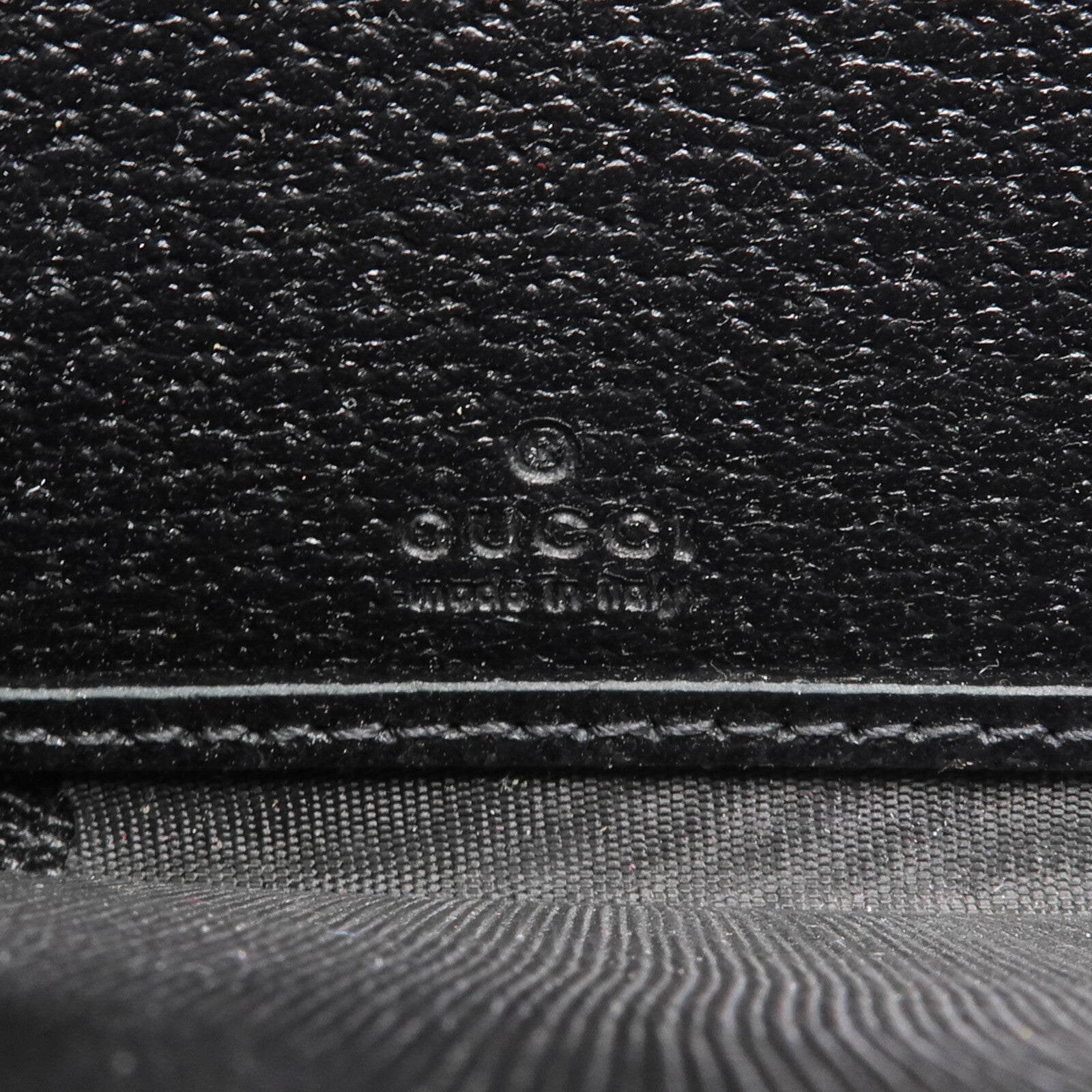 GUCCI 牛皮皮革Wallet金扣長錢包