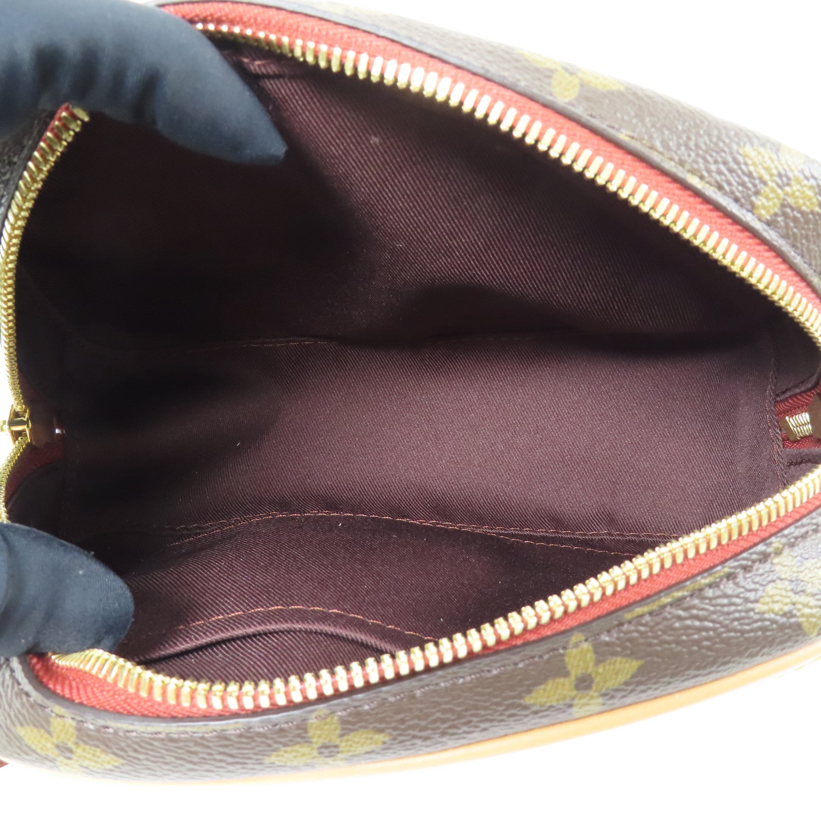 LOUIS VUITTON Monogram Deauville Mini金扣肩背袋