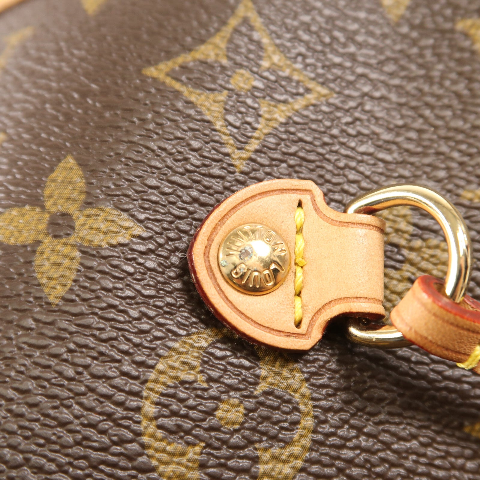 LOUIS VUITTON Monogram Neverfull MM金扣手挽袋