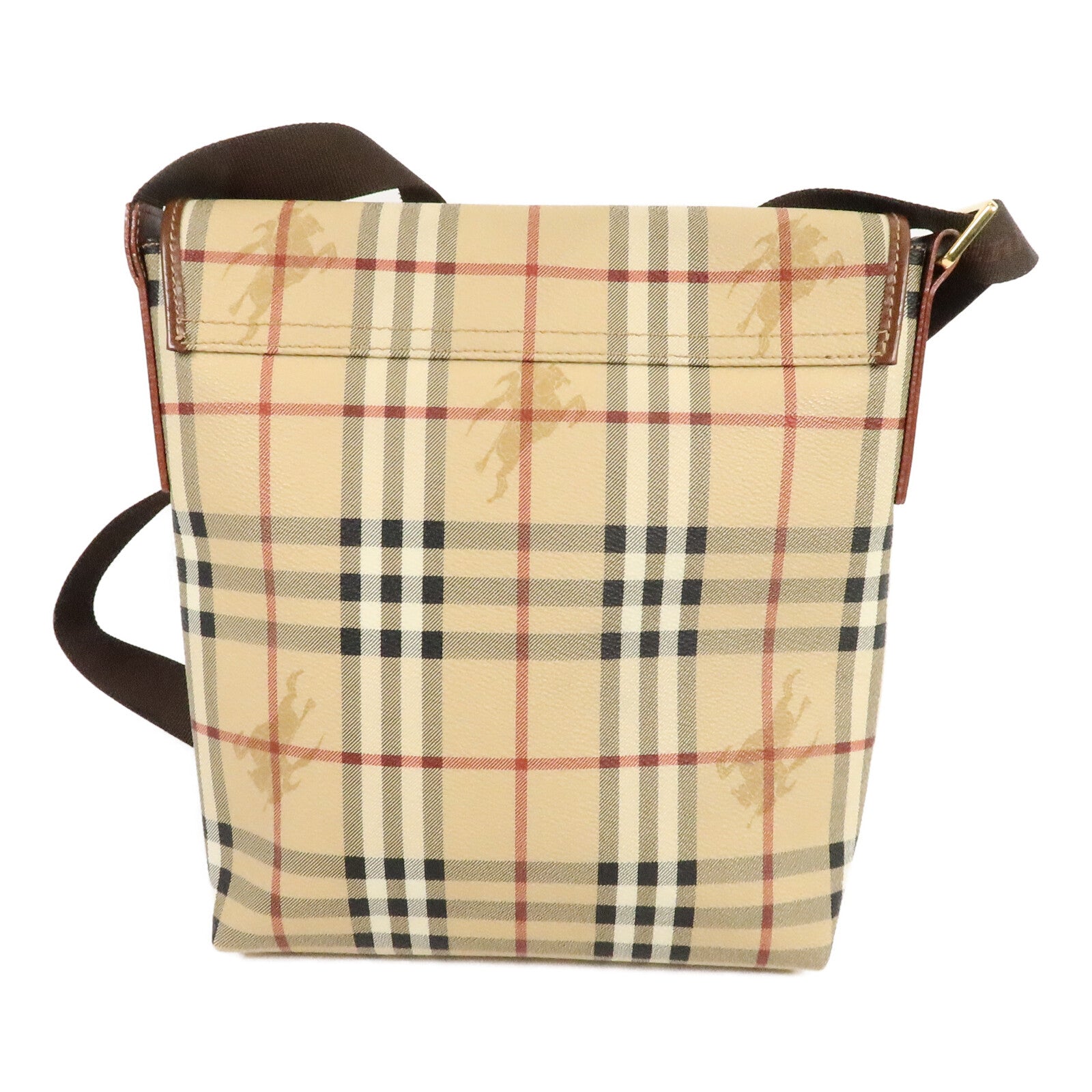 BURBERRY 塗層帆布Shoulder Bag肩背袋