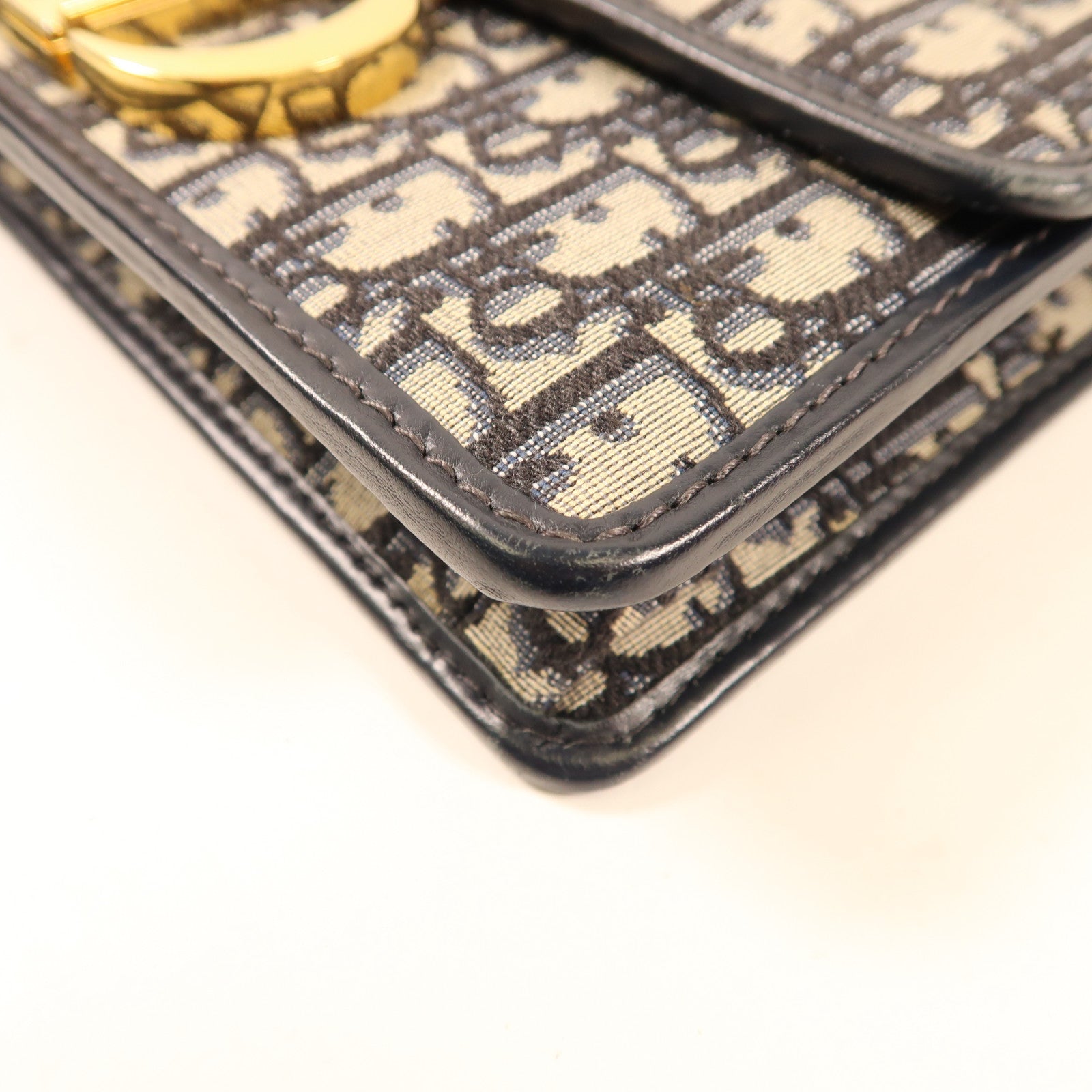 Dior 帆布Montaigne 30金扣肩背袋