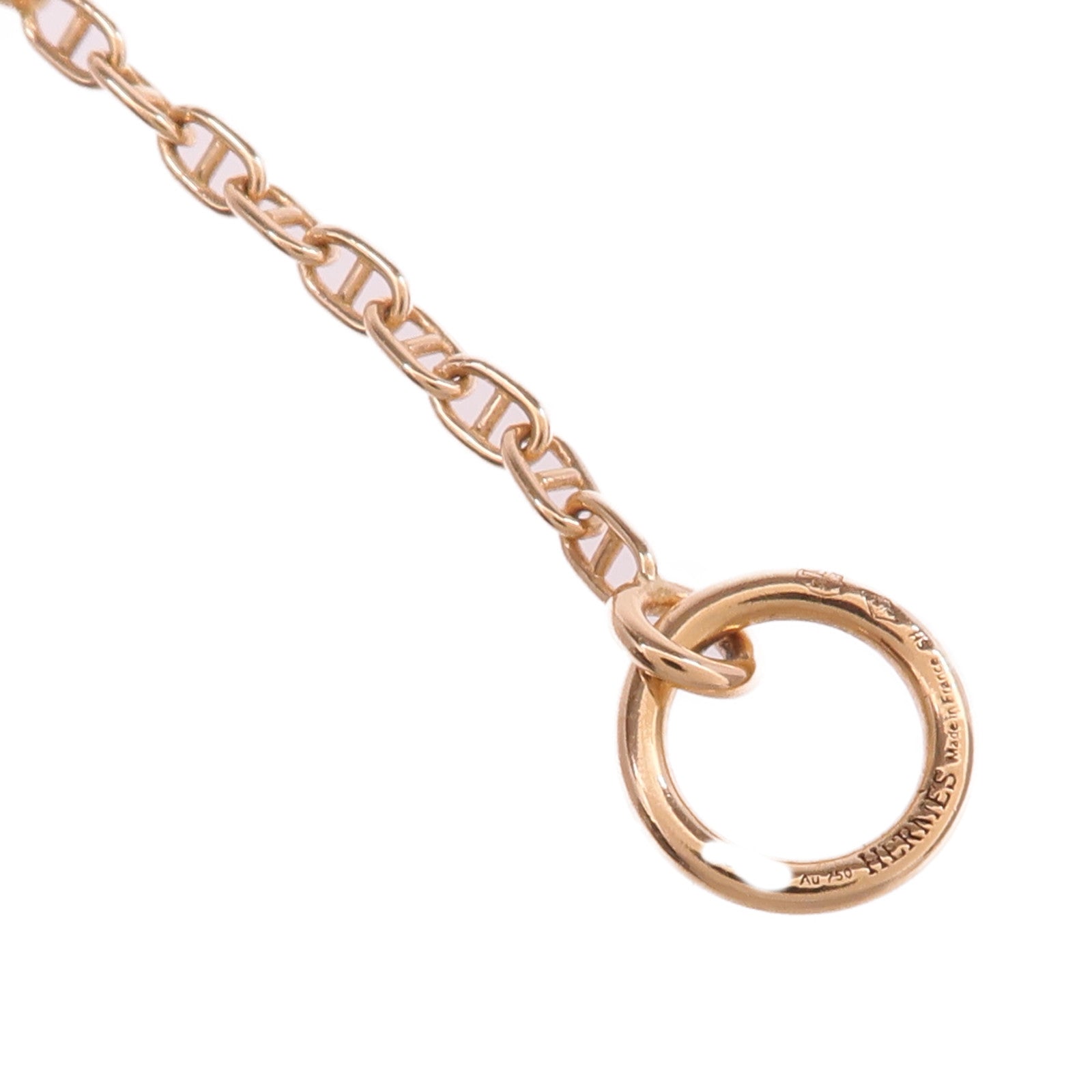 HERMES 18K玫瑰金Farandole Bracelet鑽石手鏈