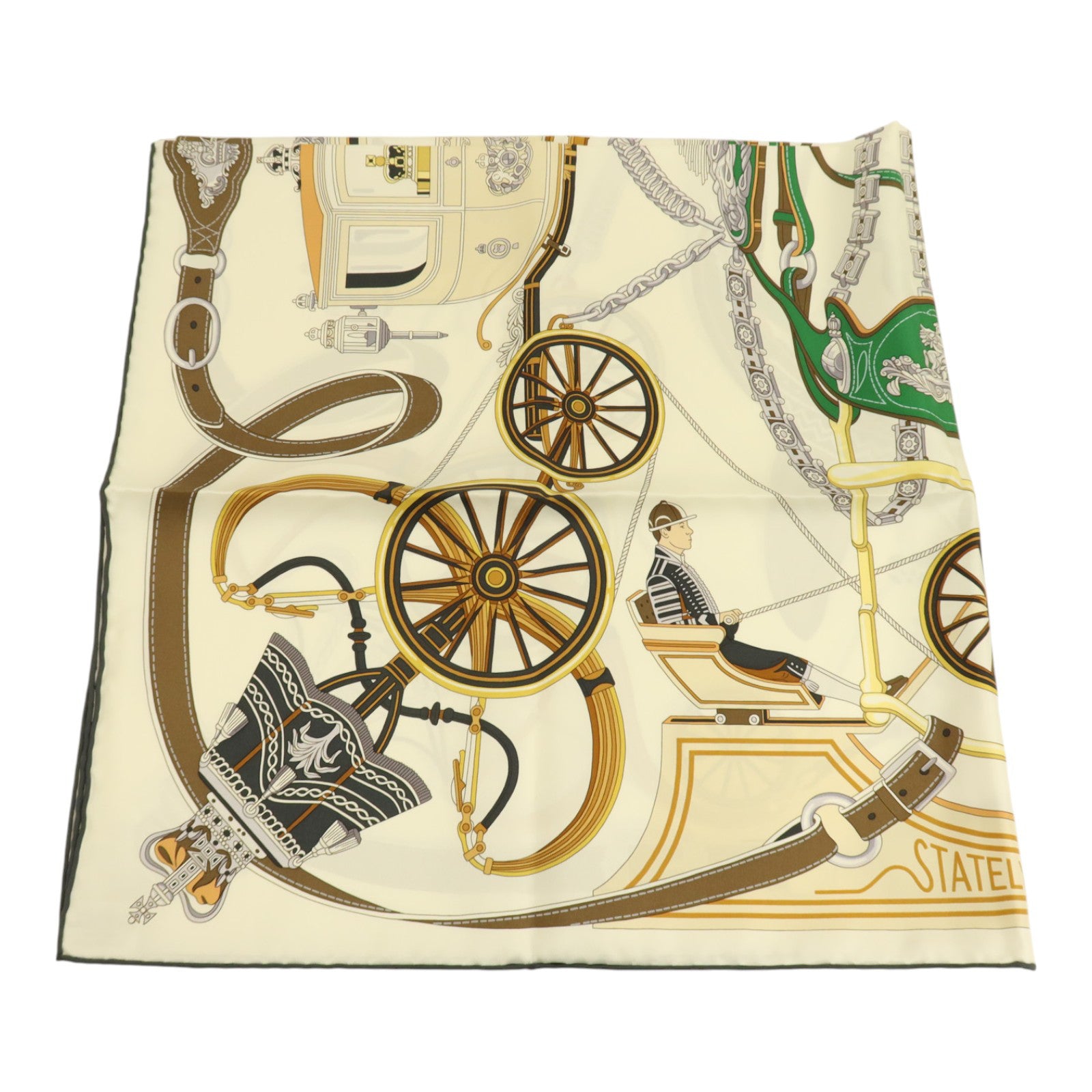 HERMES 絲質Scarf 90x90cm絲巾