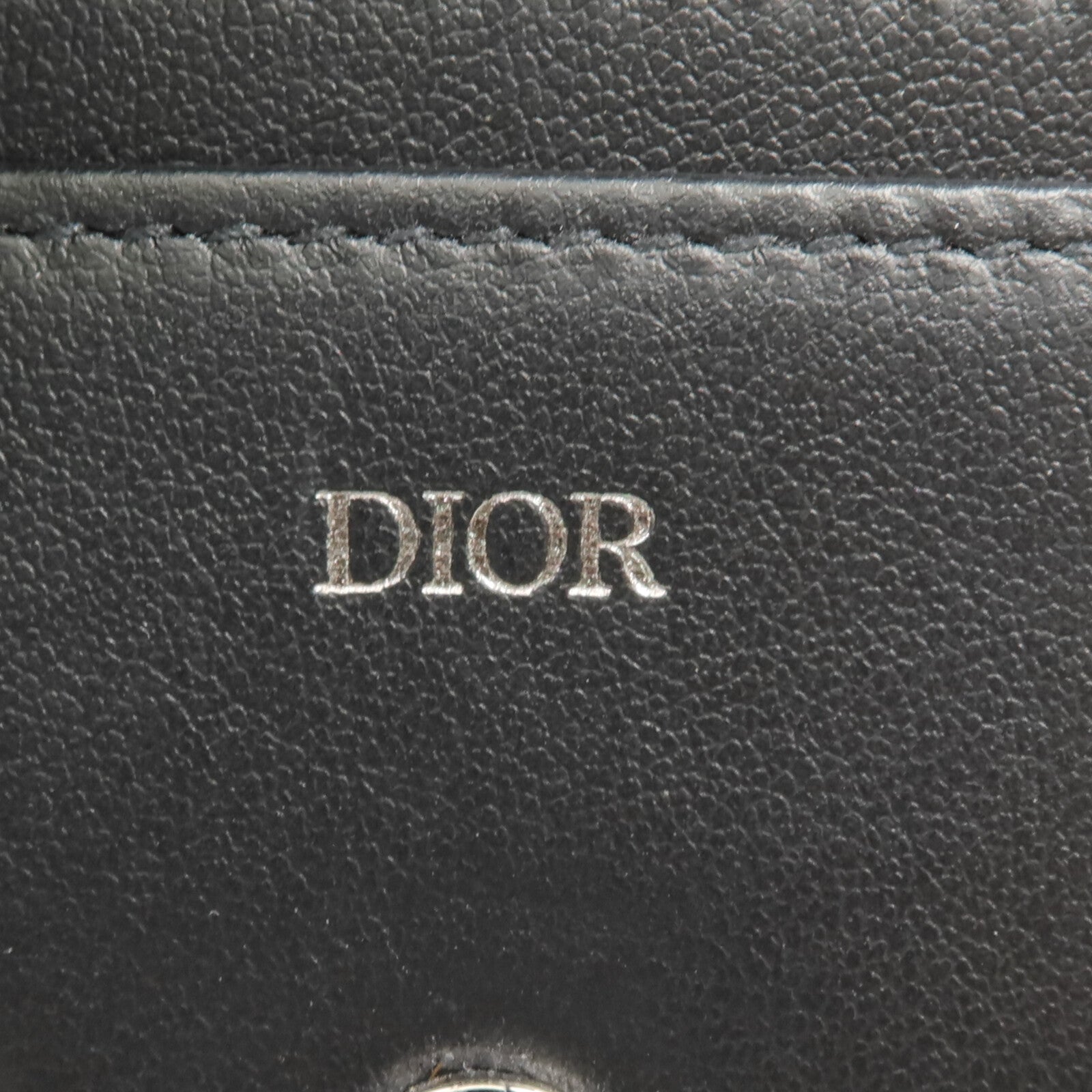 Dior 帆布/牛皮皮革Saddle Card Holder卡片套