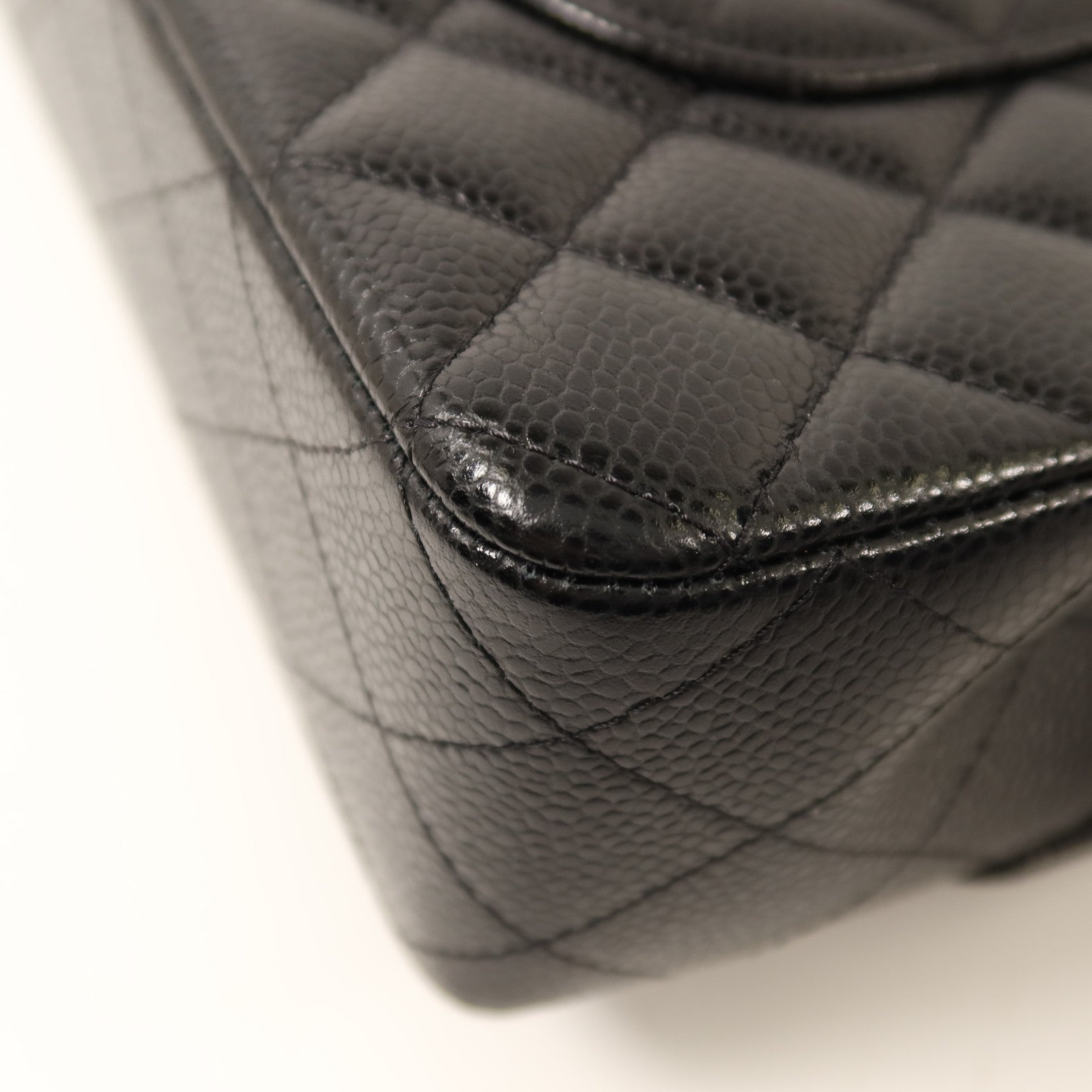 CHANEL 牛皮皮革Classic 25銀扣鏈帶肩背袋