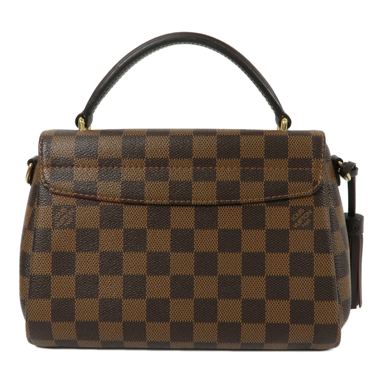 LOUIS VUITTON Damier Croisette手挽肩背兩用袋