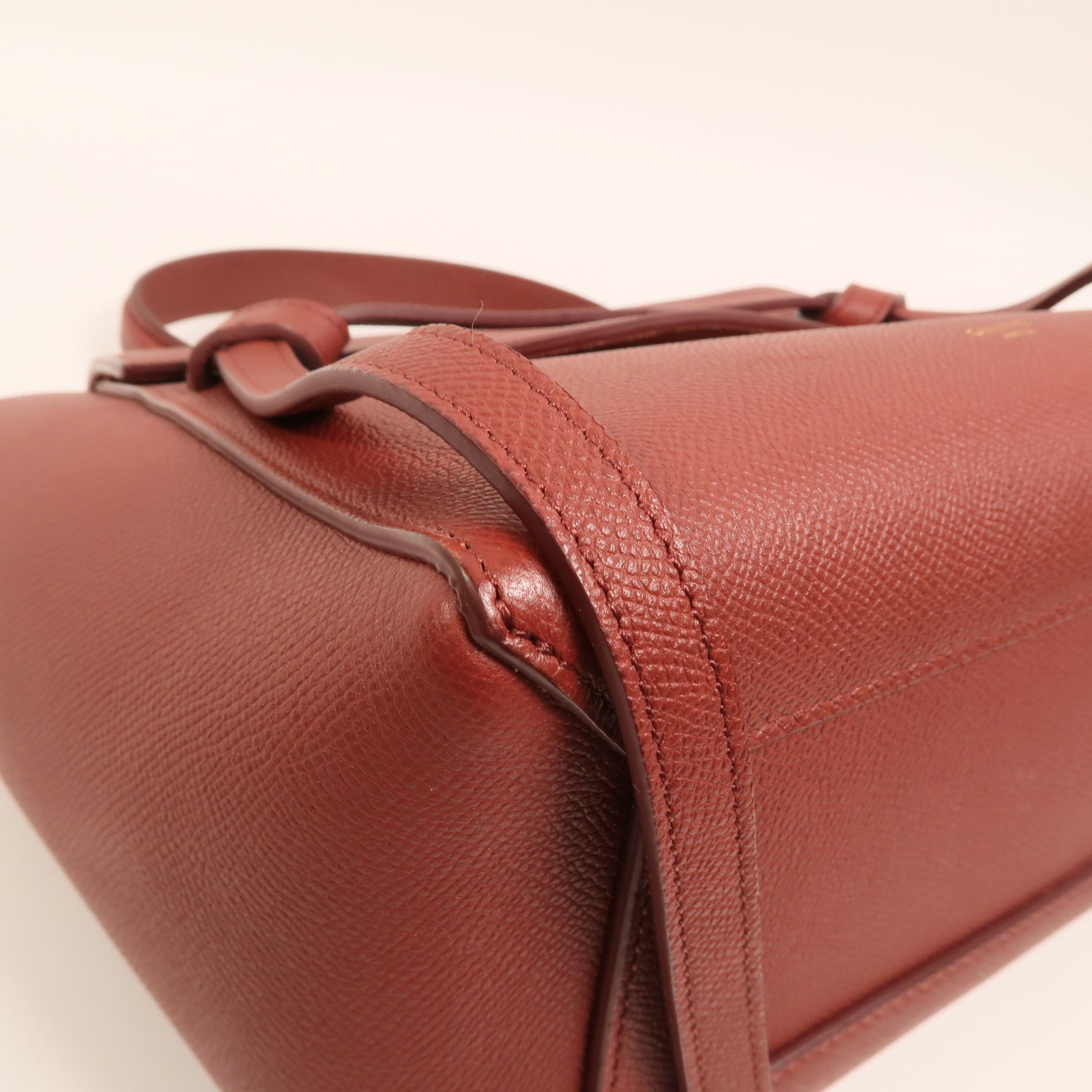 CELINE 牛皮皮革Micro Belt Bag手挽肩背兩用袋