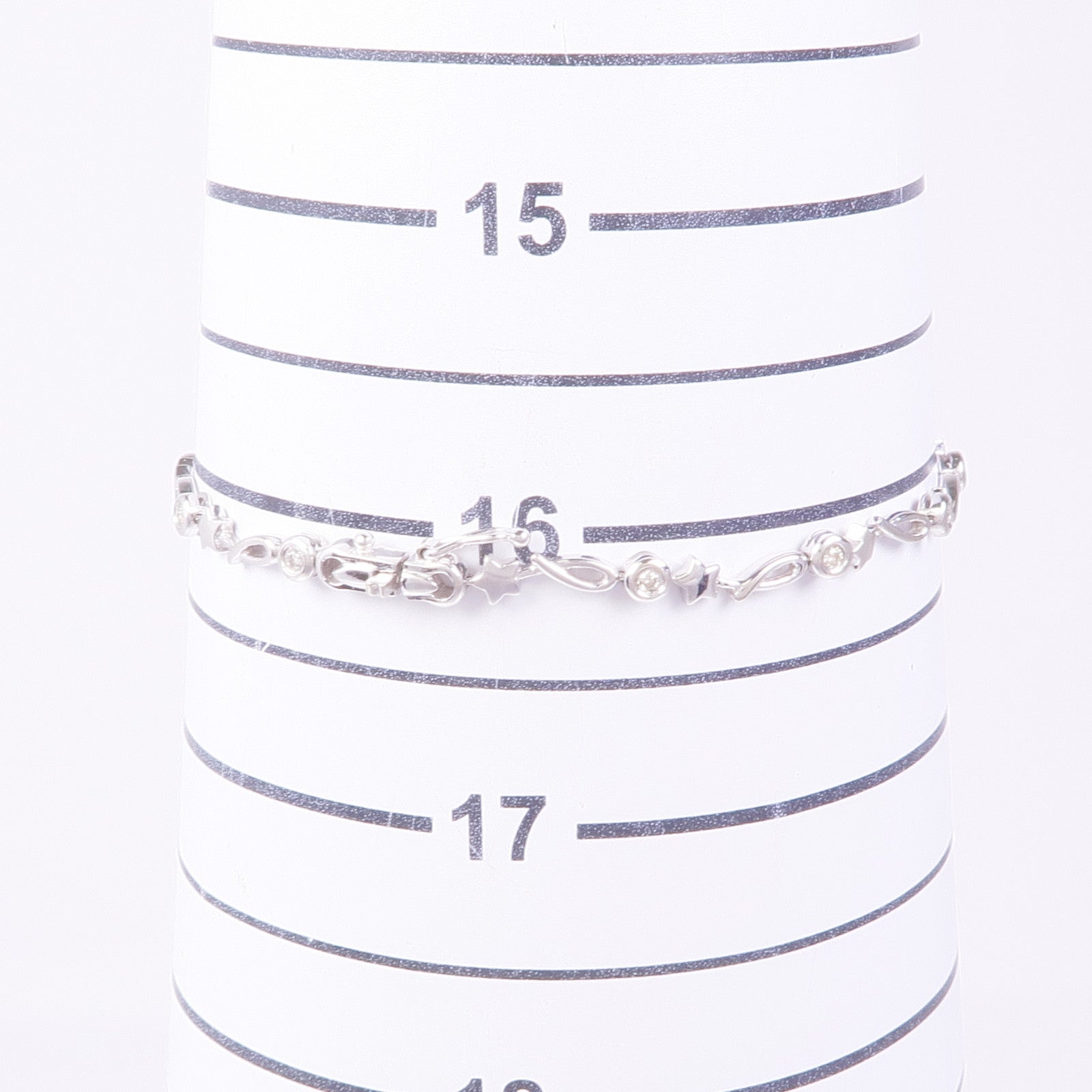 JEWELRY Diamond Bracelet 18K White Gold