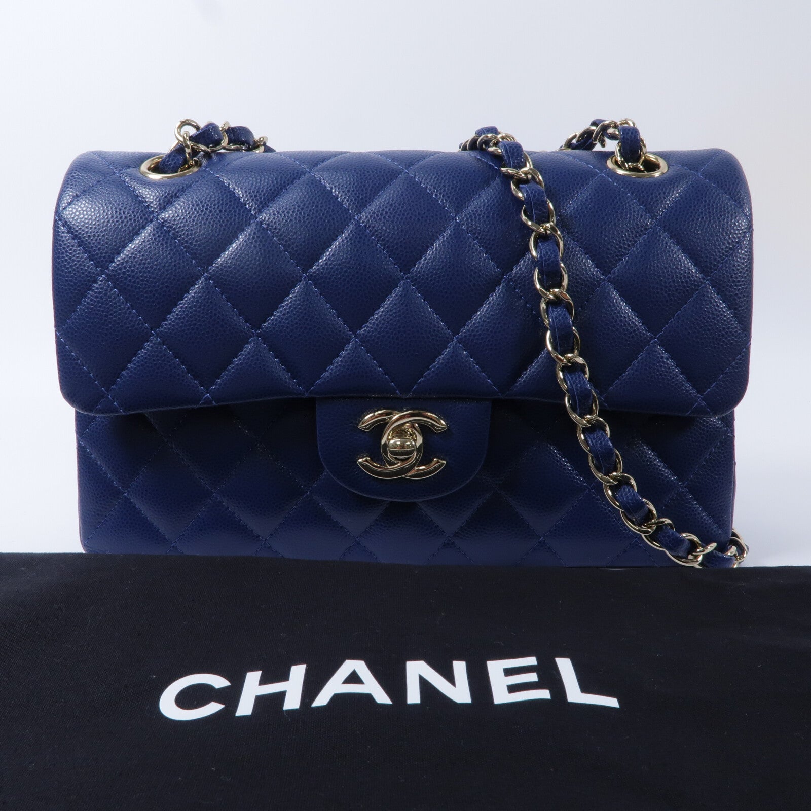 CHANEL 牛皮皮革Classic 23鏈帶肩背袋