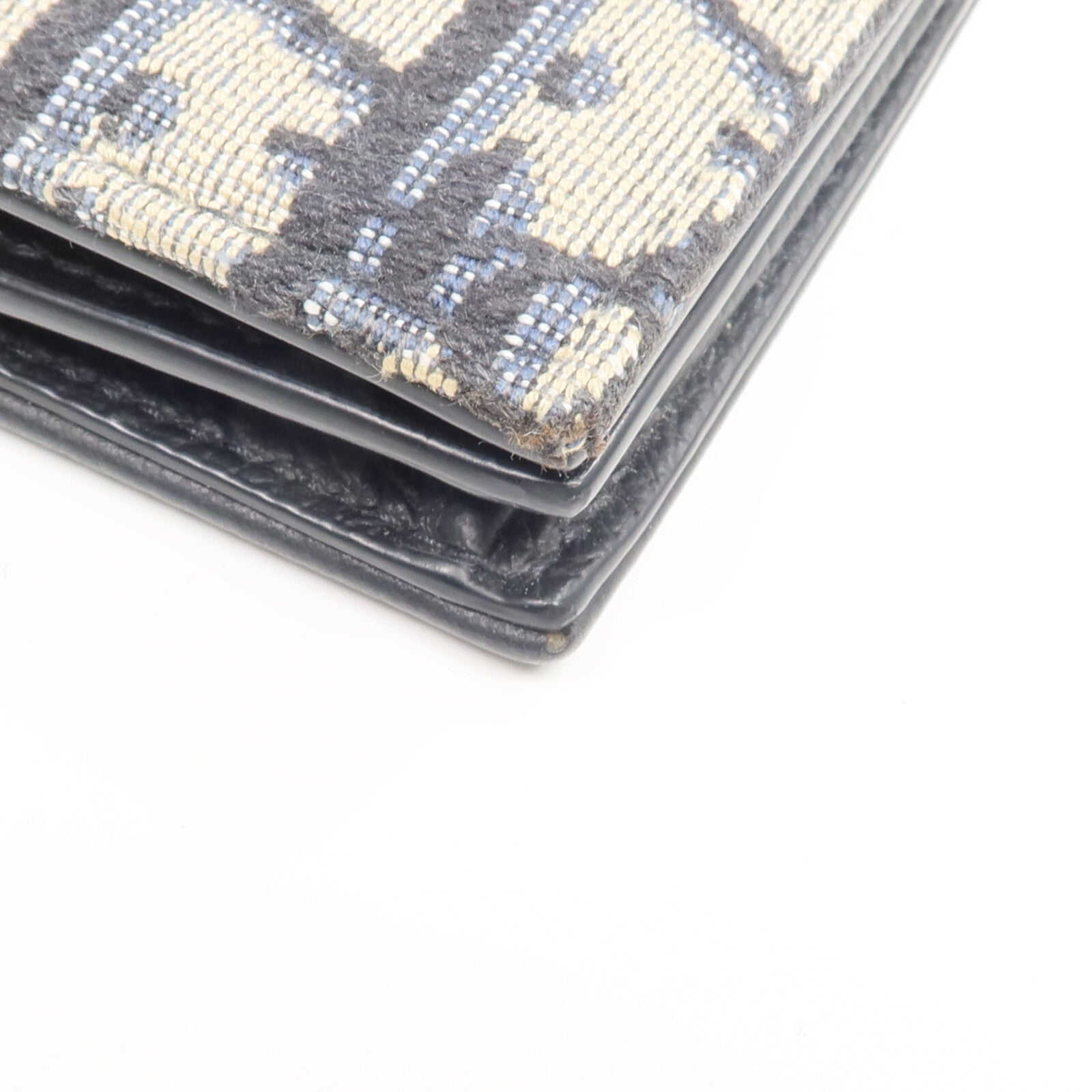 Dior 帆布/牛皮皮革Saddle Card Holder卡片套