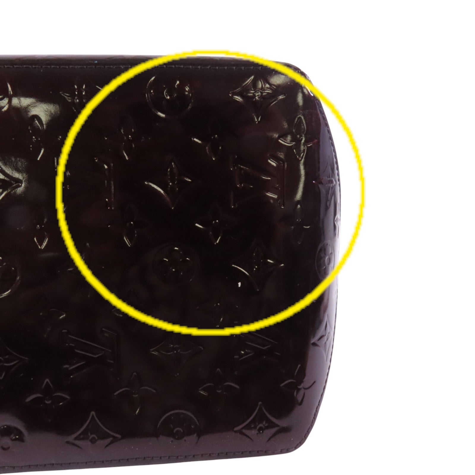 LOUIS VUITTON Vernis Bellevue GM金扣肩背袋