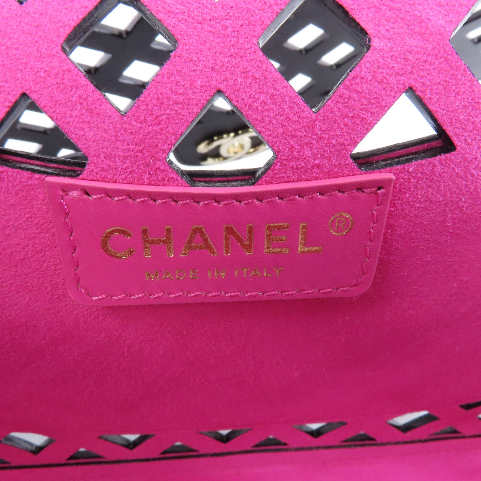CHANEL 牛皮皮革Chain Shoulder Bag金扣肩背袋黑色