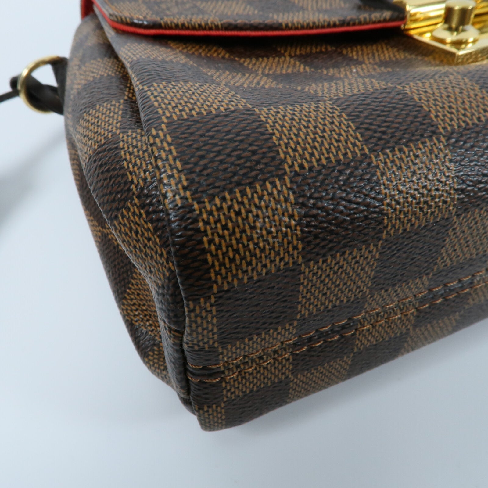 LOUIS VUITTON Damier Croisette手挽肩背兩用袋