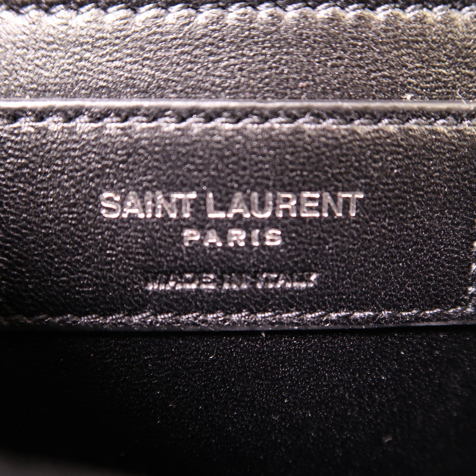 SAINT LAURENT 【激減優惠】羊皮皮革Niki Messenger Bag銀扣肩背袋