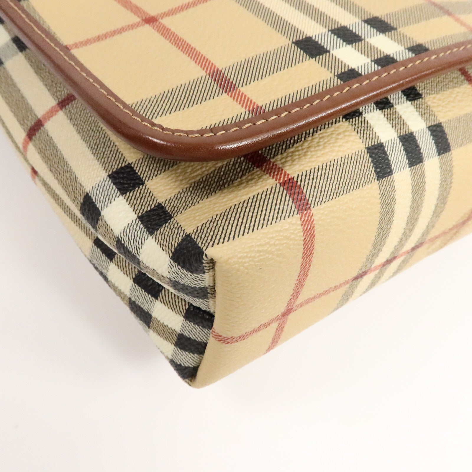 BURBERRY 塗層帆布Shoulder Bag肩背袋