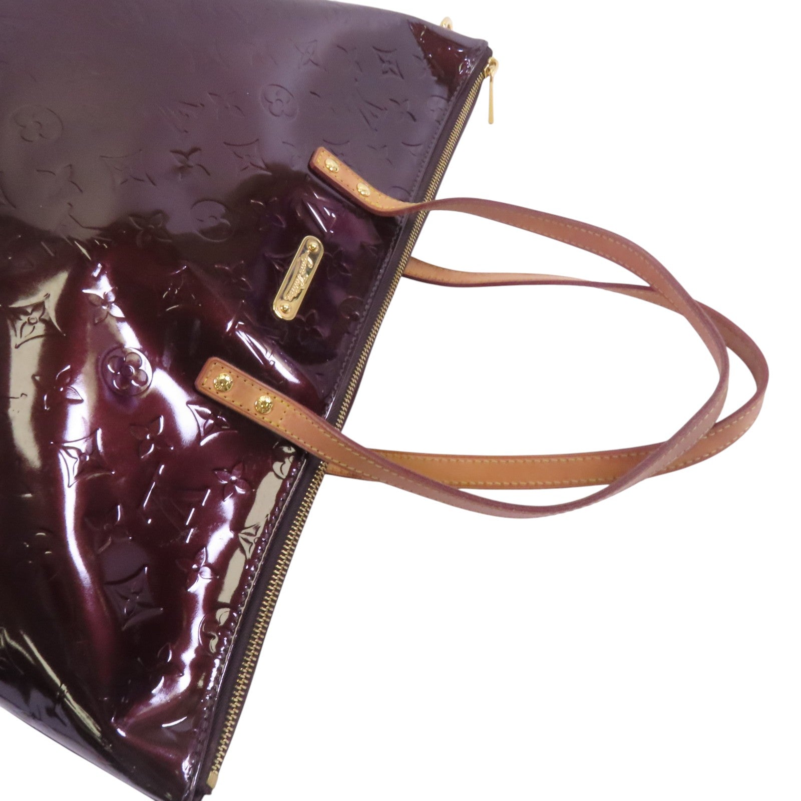 LOUIS VUITTON Vernis Bellevue GM金扣肩背袋