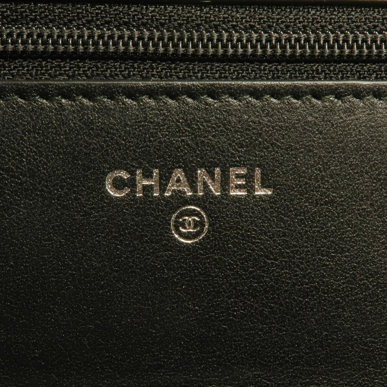 CHANEL 羊皮皮革WOC Wallet On Chain金扣鏈帶肩背袋