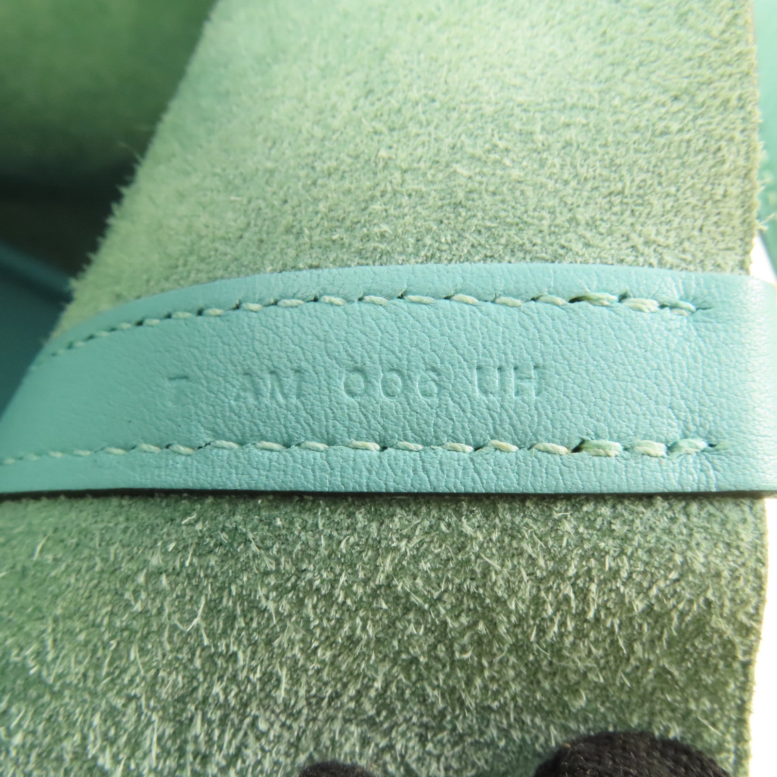 HERMES Clemence皮革Picotin 22銀扣手挽袋Bleu Atoll