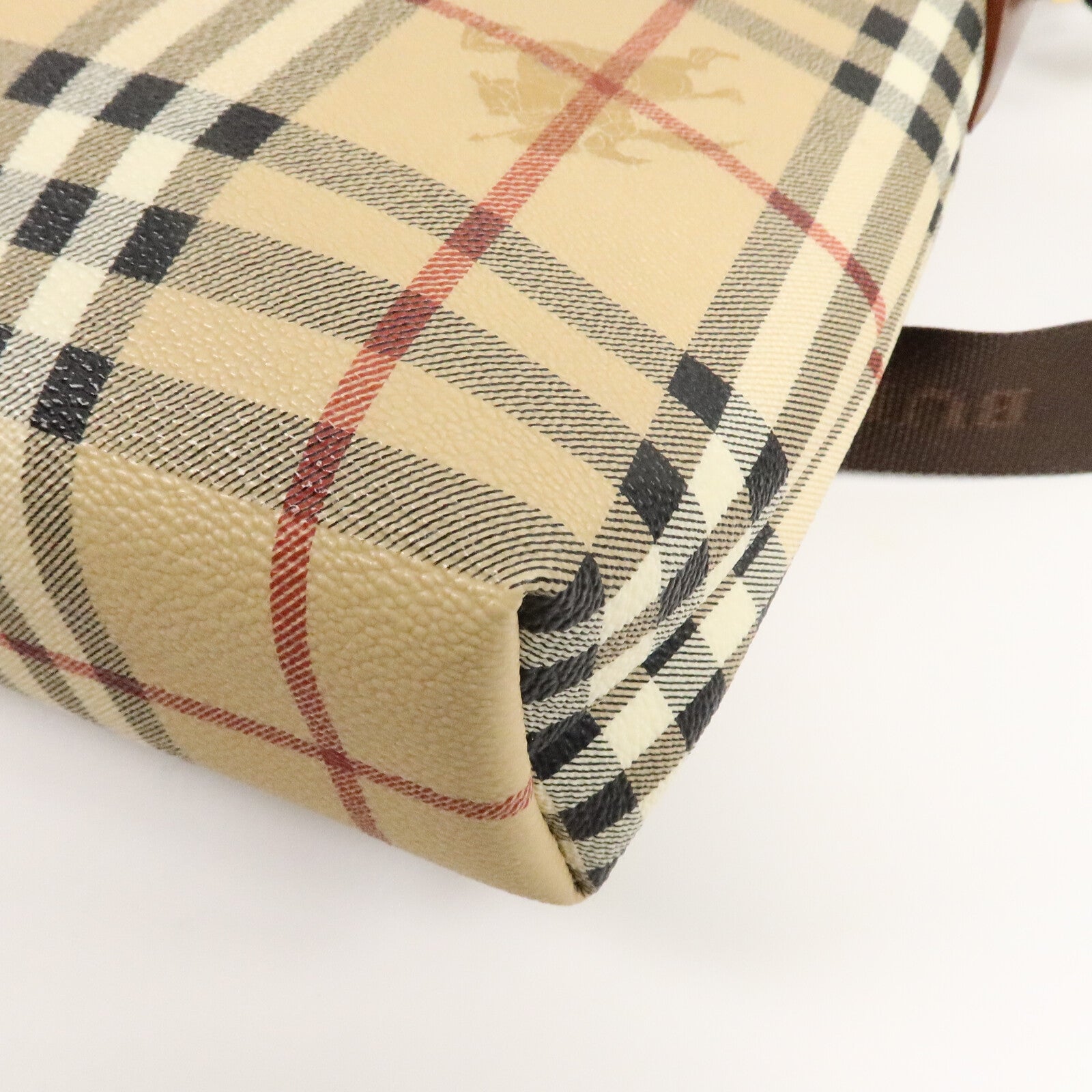 BURBERRY 塗層帆布Shoulder Bag肩背袋