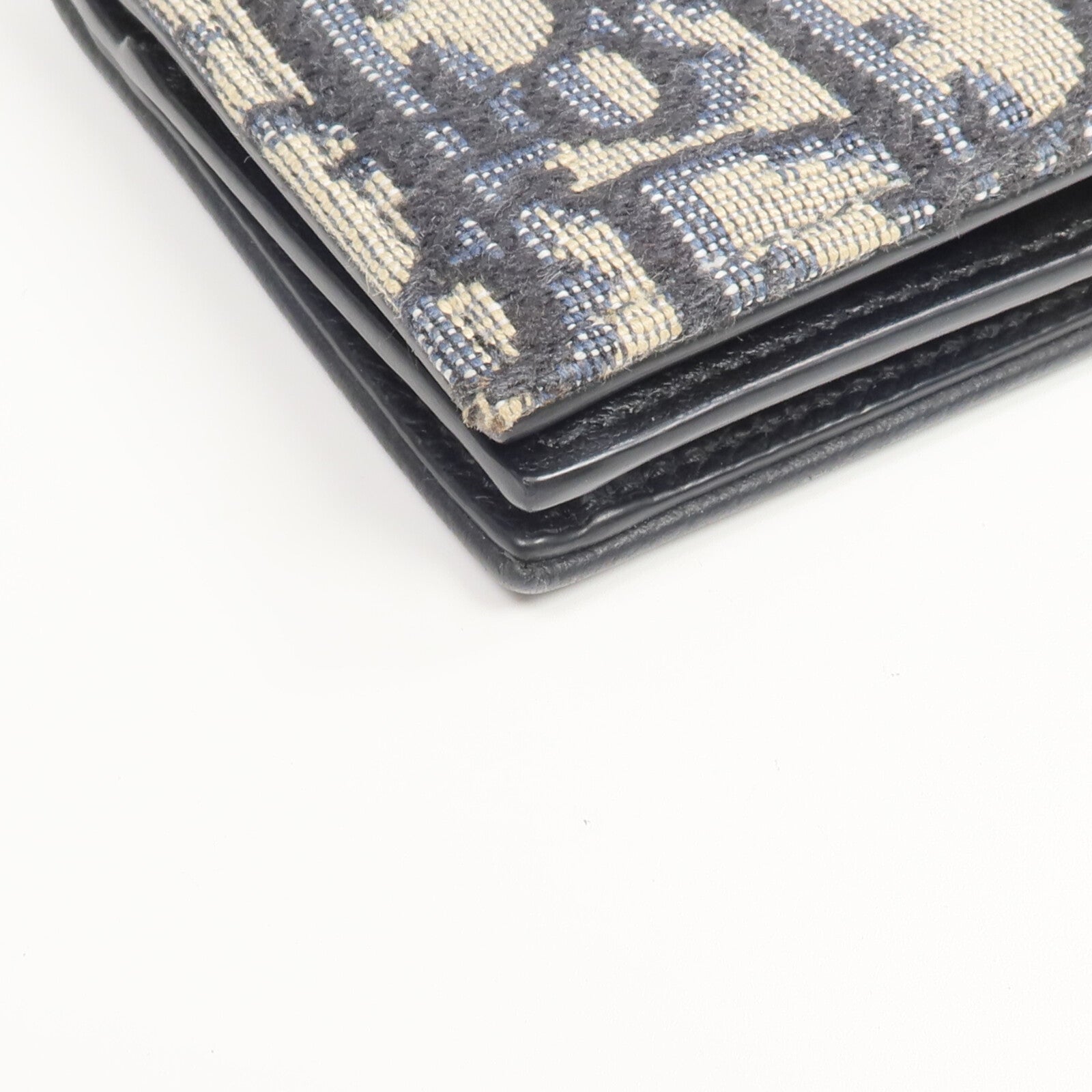 Dior 帆布/牛皮皮革Saddle Card Holder卡片套