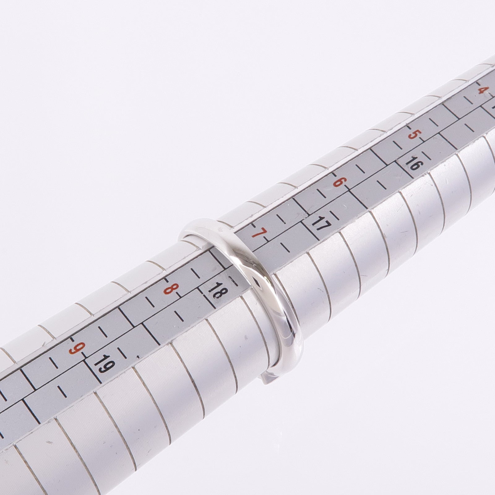 JEWELRY PT900鉑金Ruby/Diamond Ring紅寶石/鑽石戒指US#7.25