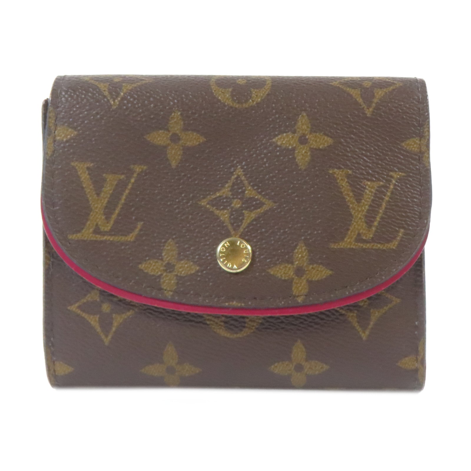 LOUIS VUITTON 【激減優惠】Monogram Ariane金扣錢包啡色