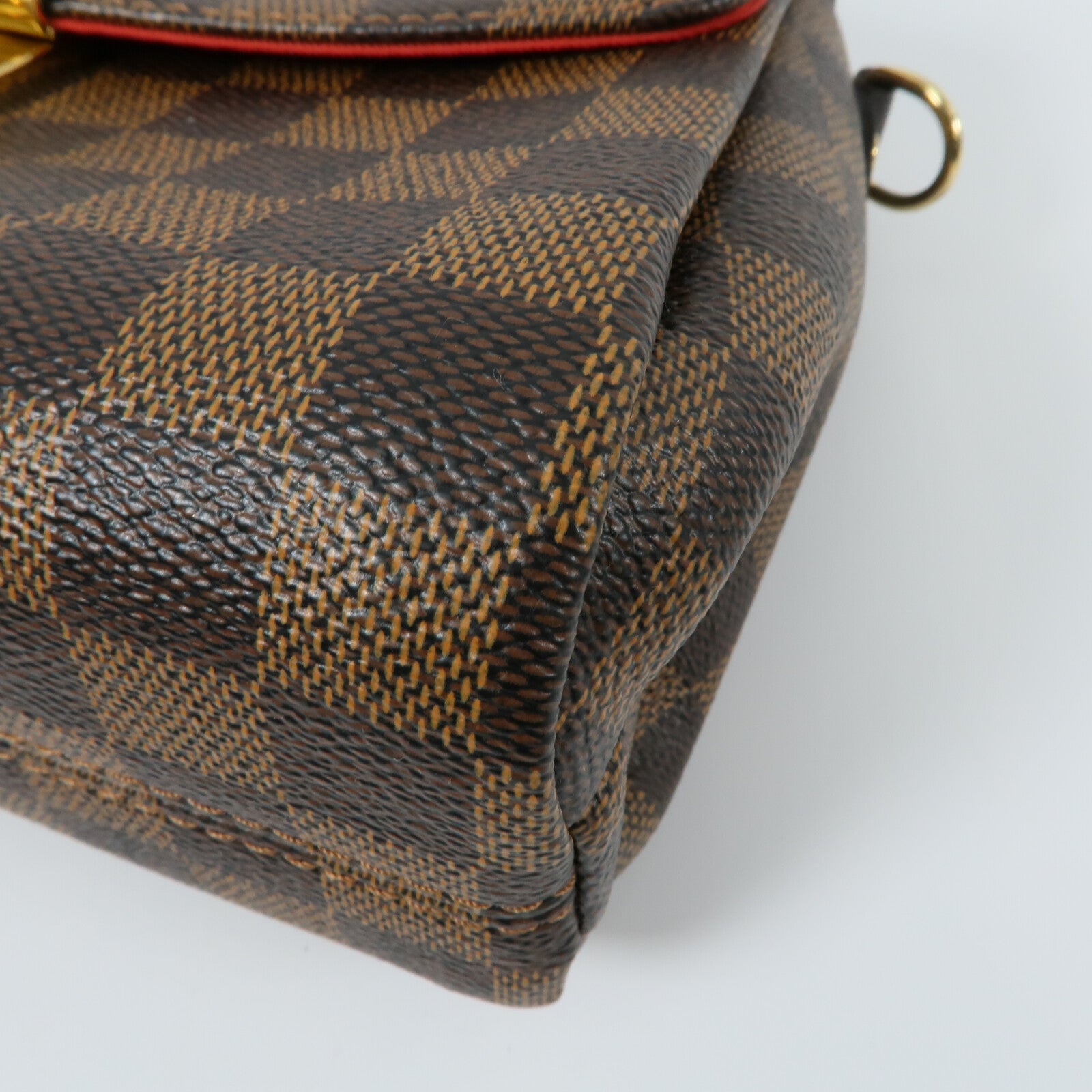 LOUIS VUITTON Damier Croisette手挽肩背兩用袋