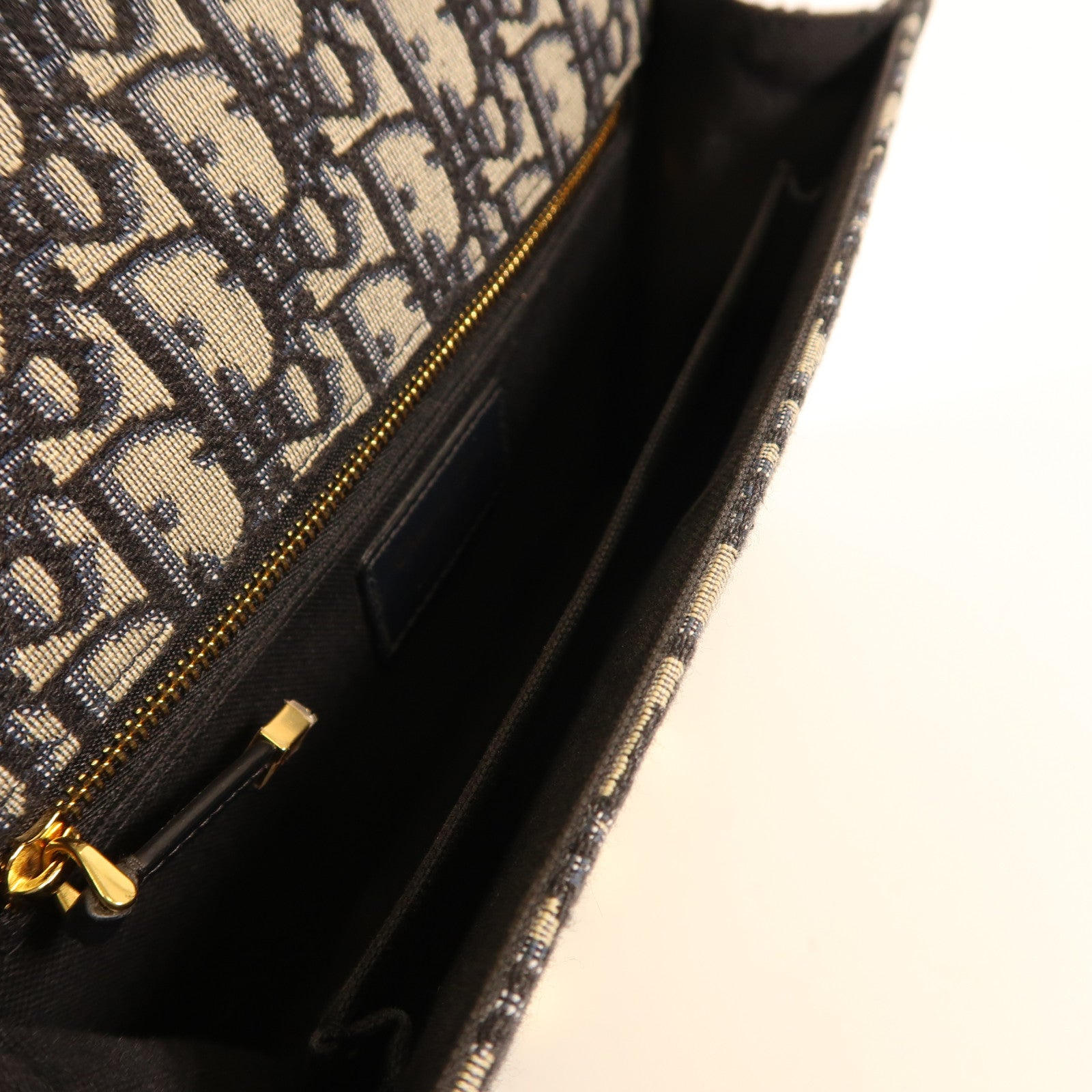 Dior 帆布Montaigne 30金扣肩背袋