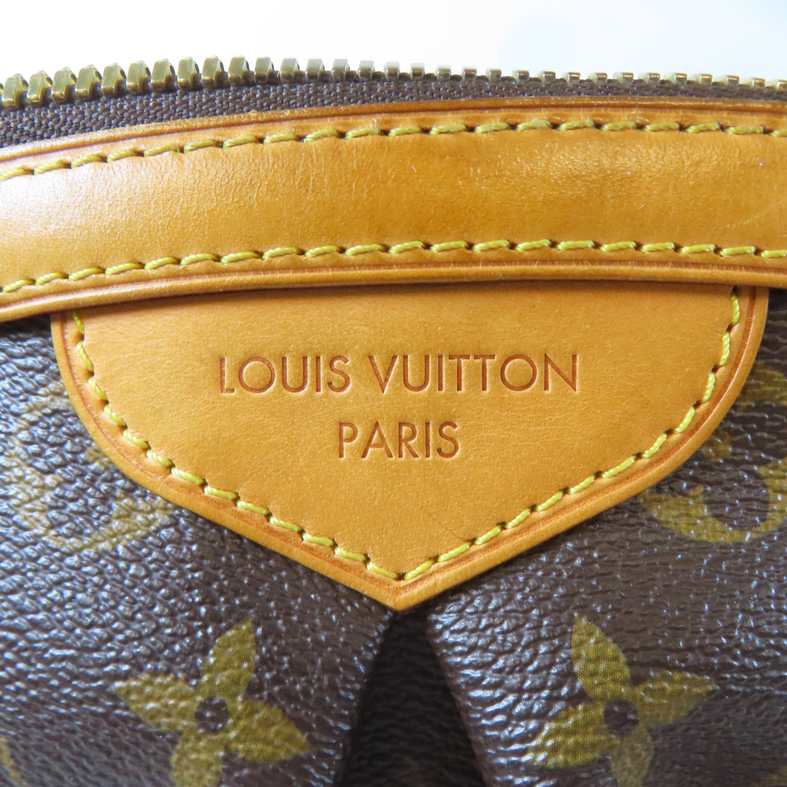 LOUIS VUITTON Monogram Tivoli GM金扣手挽袋啡色