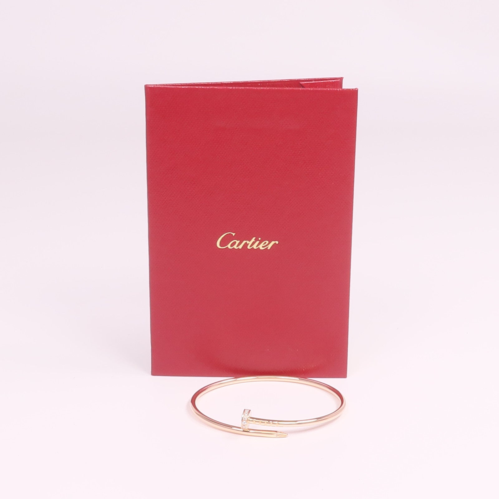 CARTIER 18K玫瑰金Juste un Clou Small Model鑽石手鐲Cartier#16