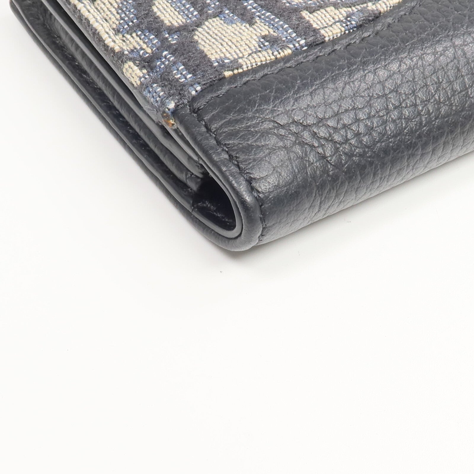Dior 帆布/牛皮皮革Saddle Card Holder卡片套