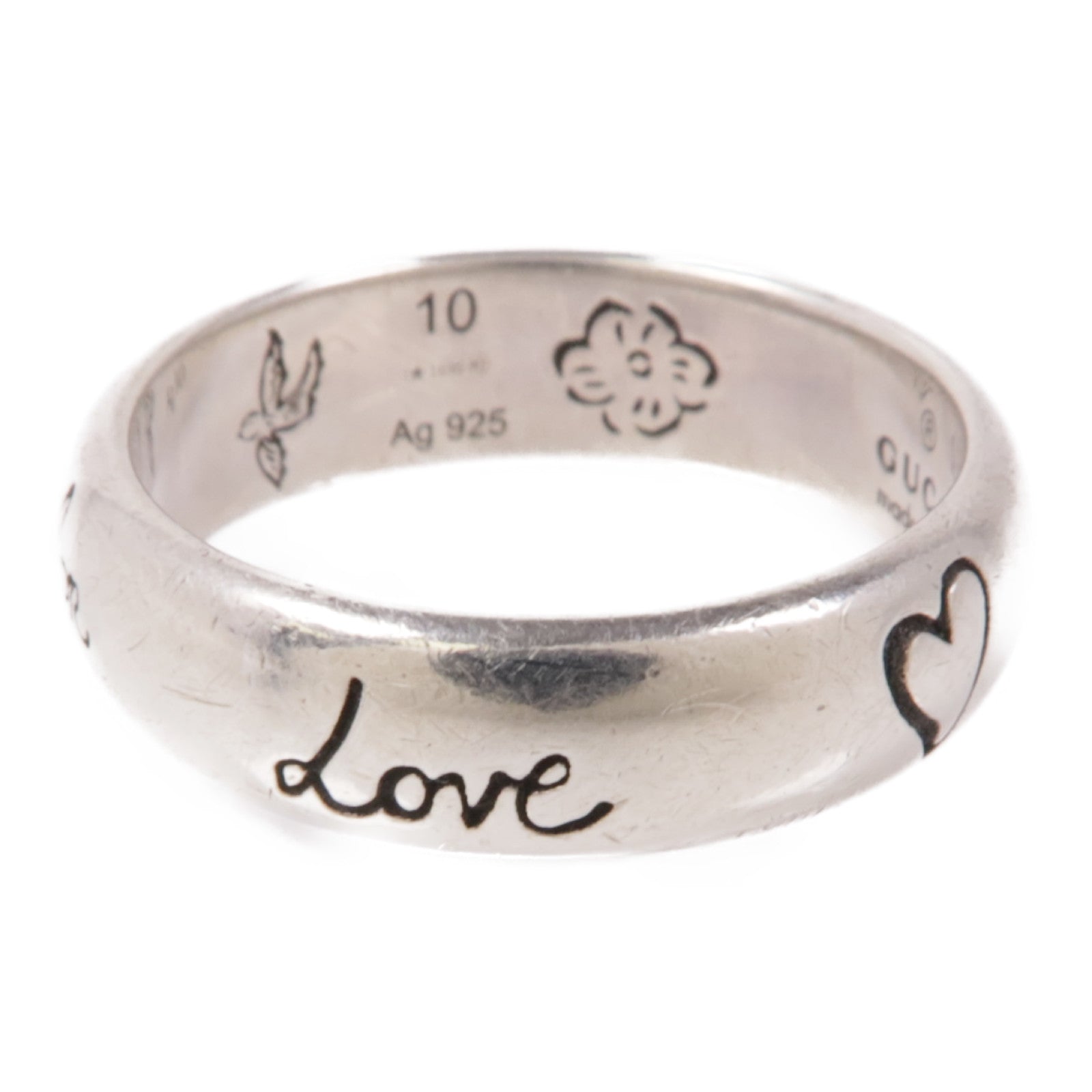 GUCCI 925純銀Ring戒指US#5