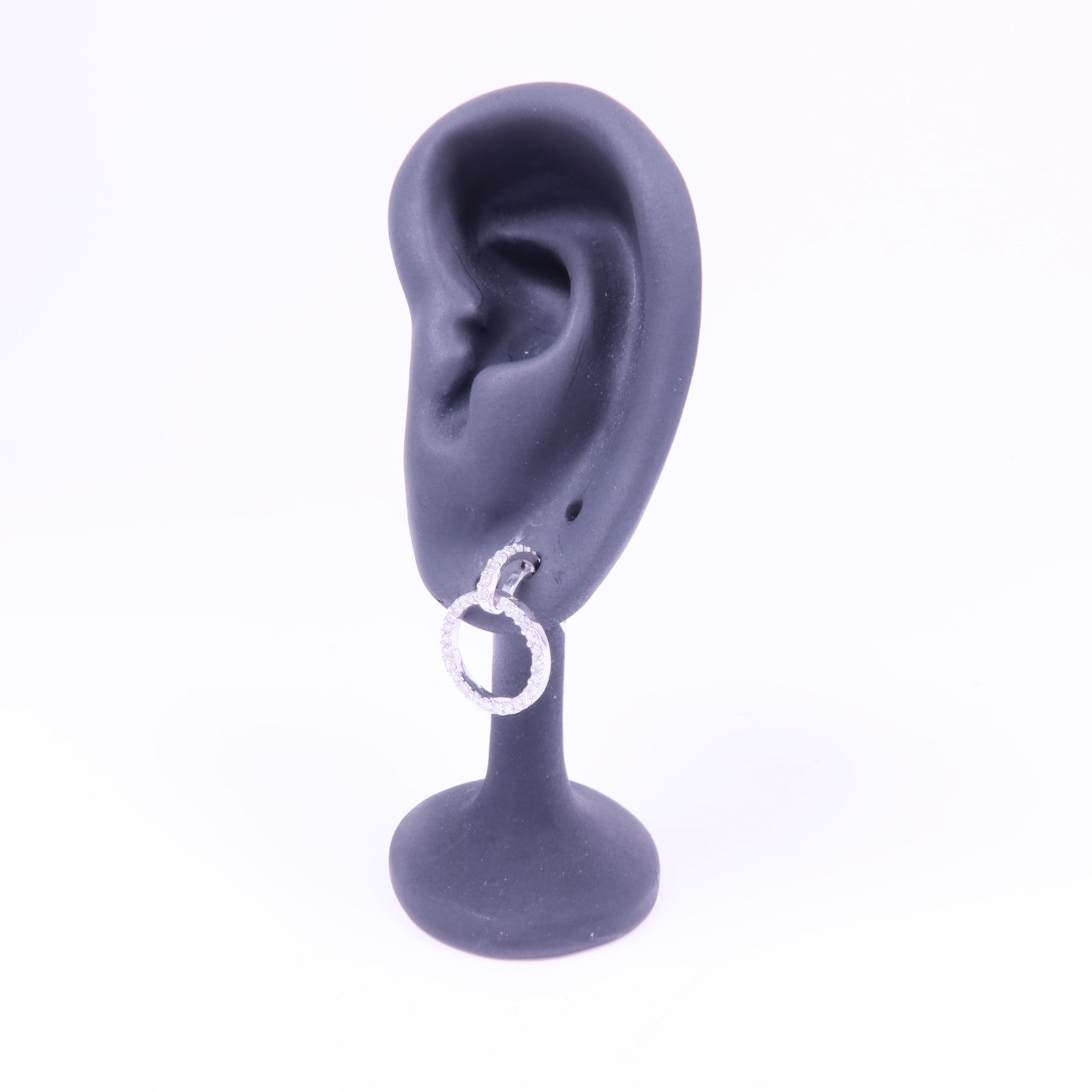 JEWELRY 18K白金Diamond Earrings鑽石耳環
