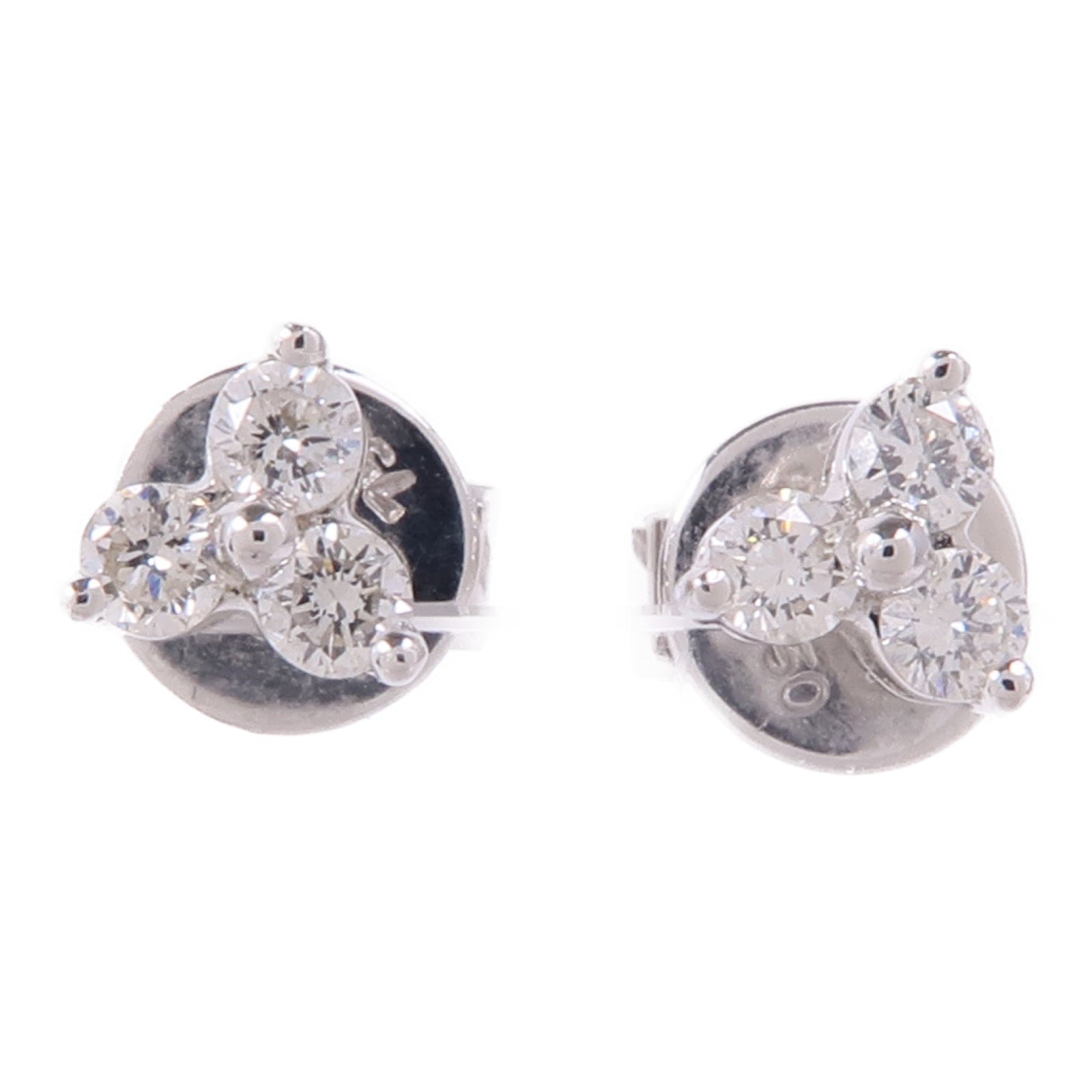 JEWELRY 18K白金Diamond Earrings鑽石耳環