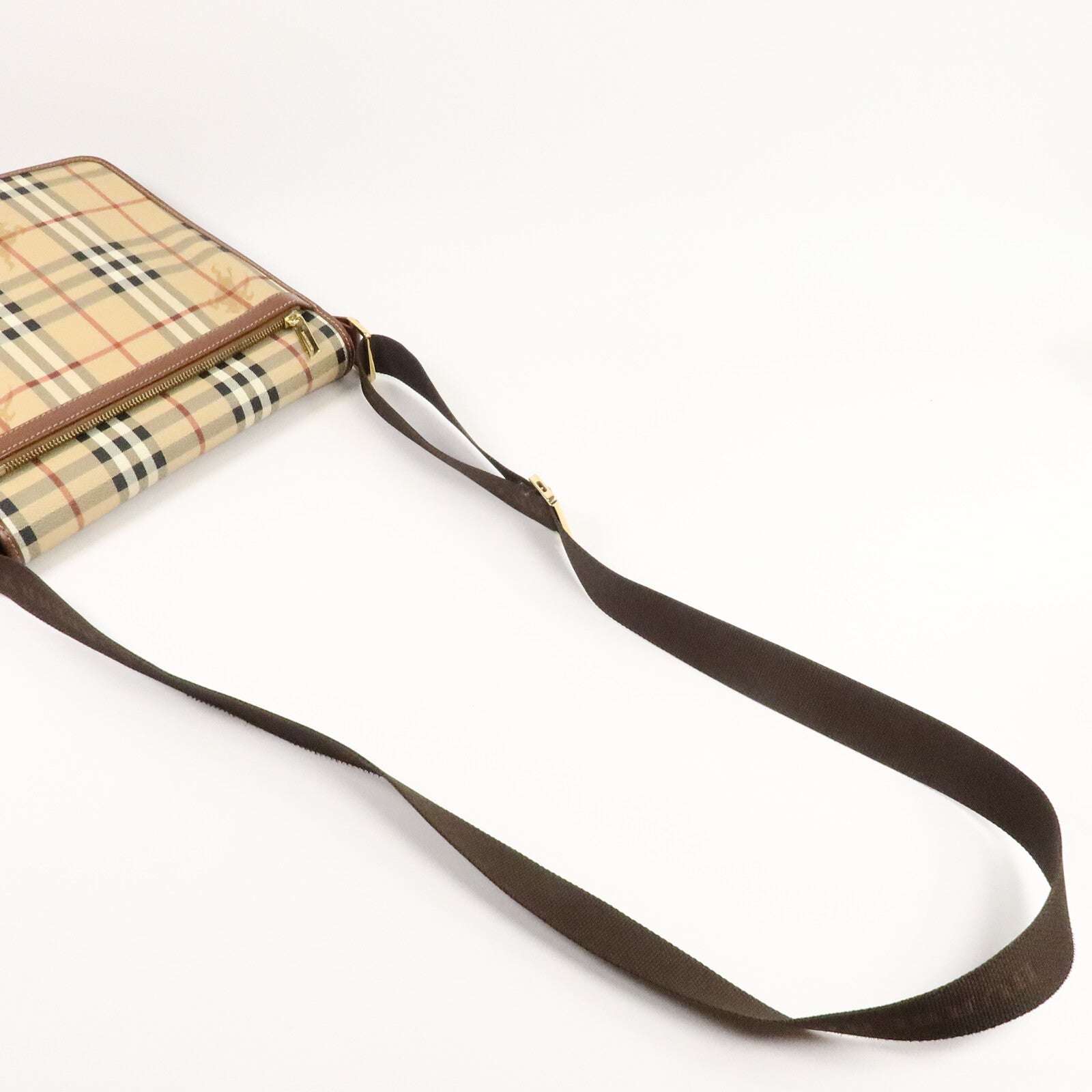 BURBERRY 塗層帆布Shoulder Bag肩背袋