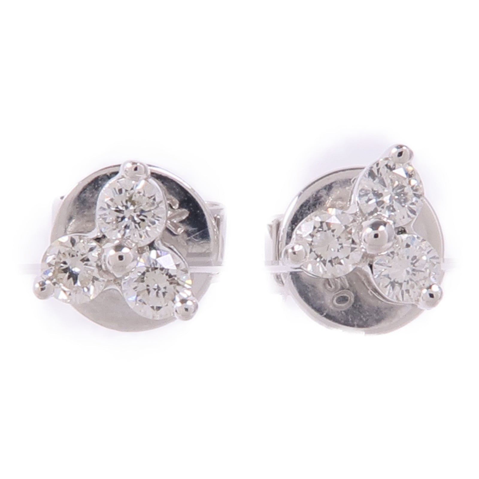 JEWELRY 18K白金Diamond Earrings鑽石耳環