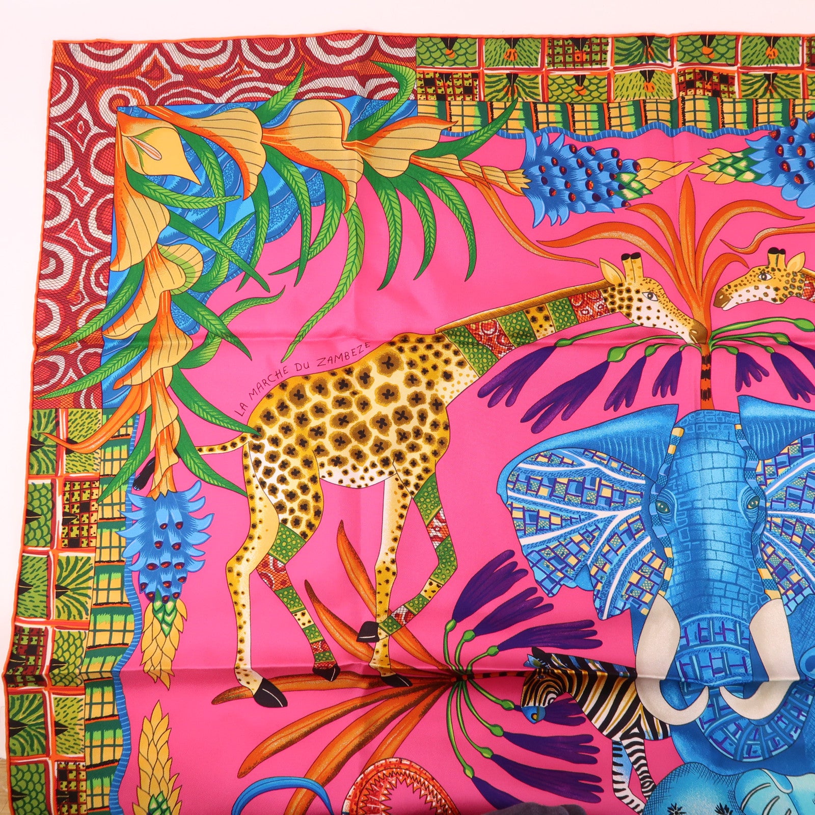 HERMES 絲質Scarf 90X90絲巾