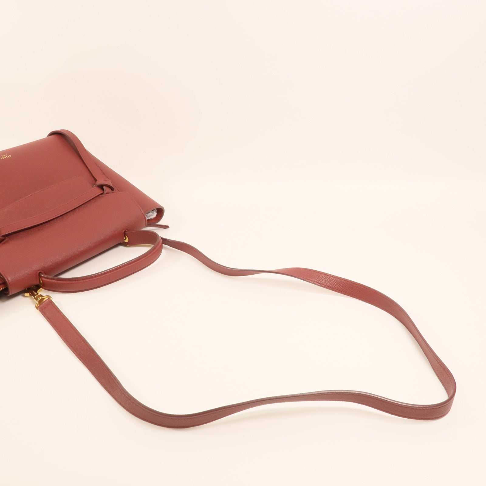 CELINE 牛皮皮革Micro Belt Bag手挽肩背兩用袋